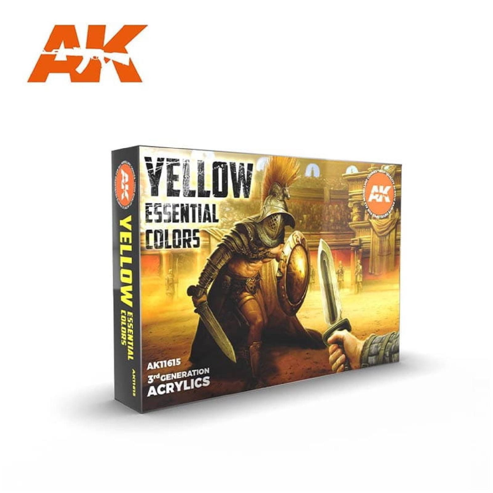 Modellbausatz Paint Set: Yellow Essential Colors (6x17ml)