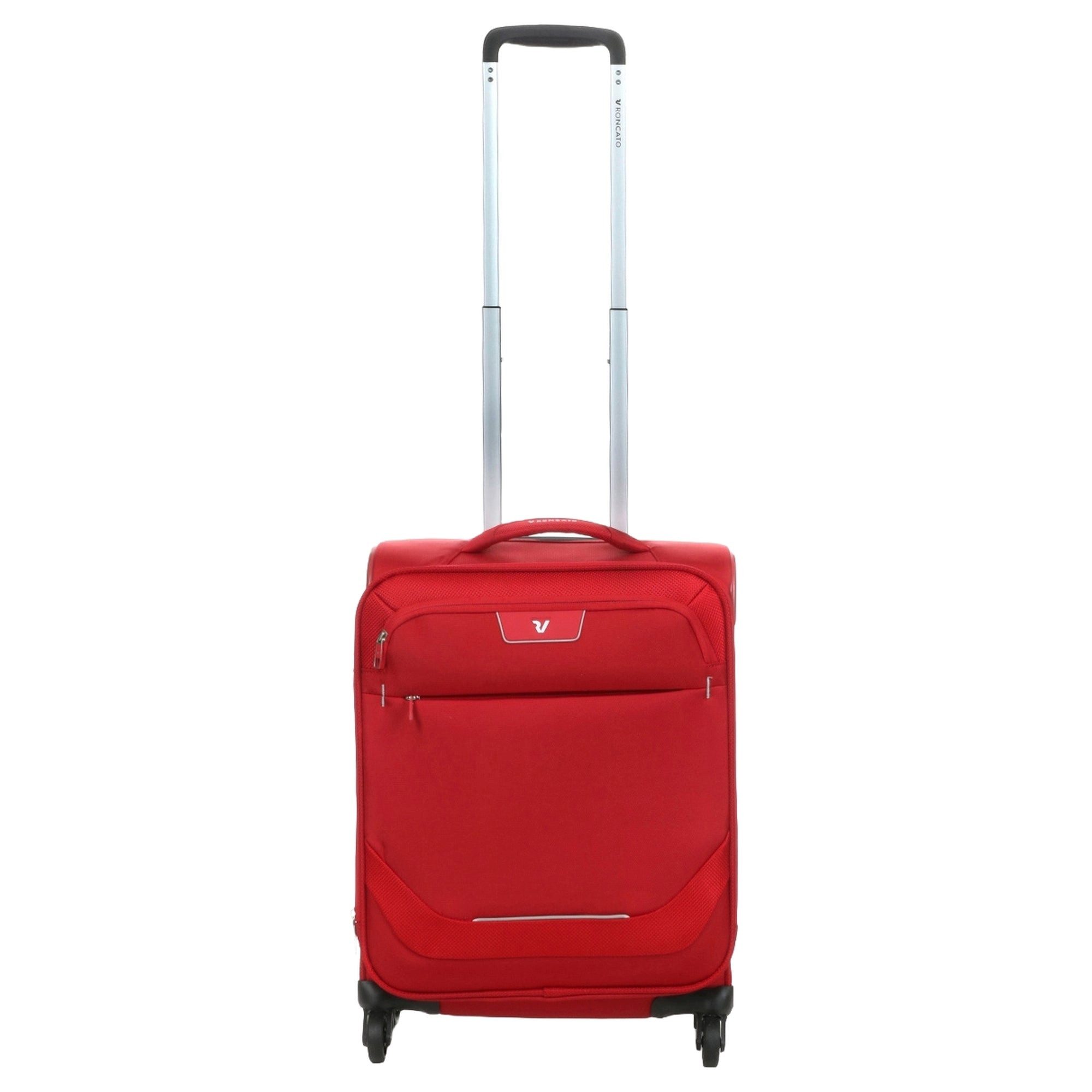 RONCATO Koffer Joy - 4-Rollen-Kabinentrolley S 55 cm erw. (rosso), 4 Rollen Rollen