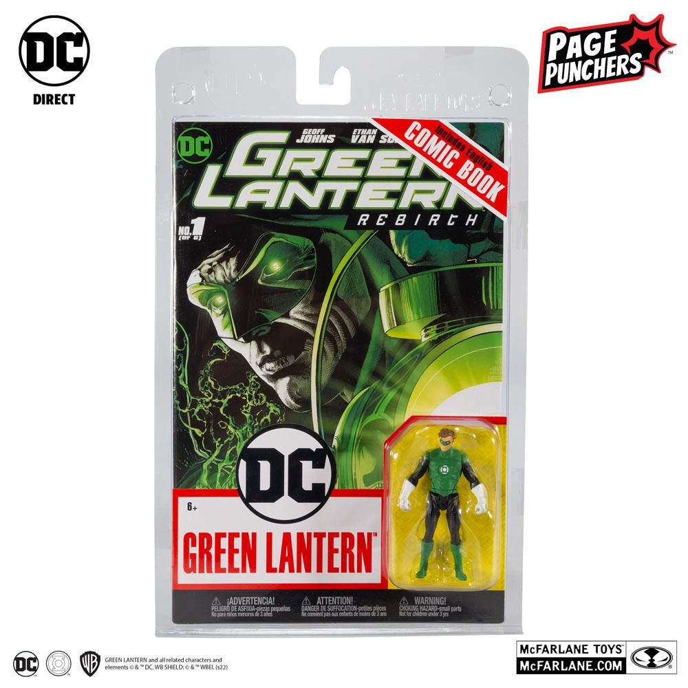 McFarlane Toys Actionfigur Green Lantern Hal Jordan Page Punchers 3 Inch Actionfigur & GL: Rebirt