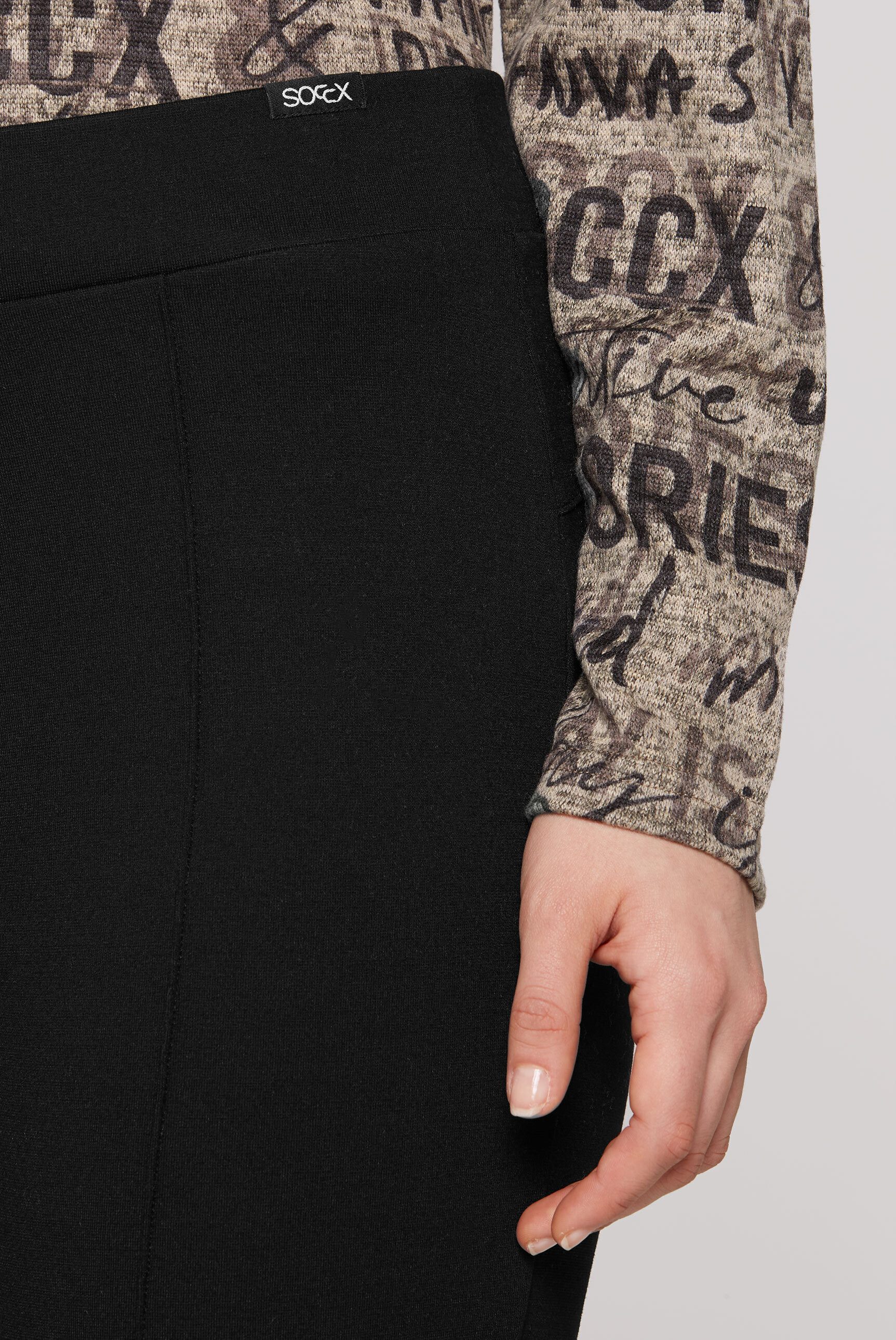 SOCCX Stoffhose mit Elastikbund