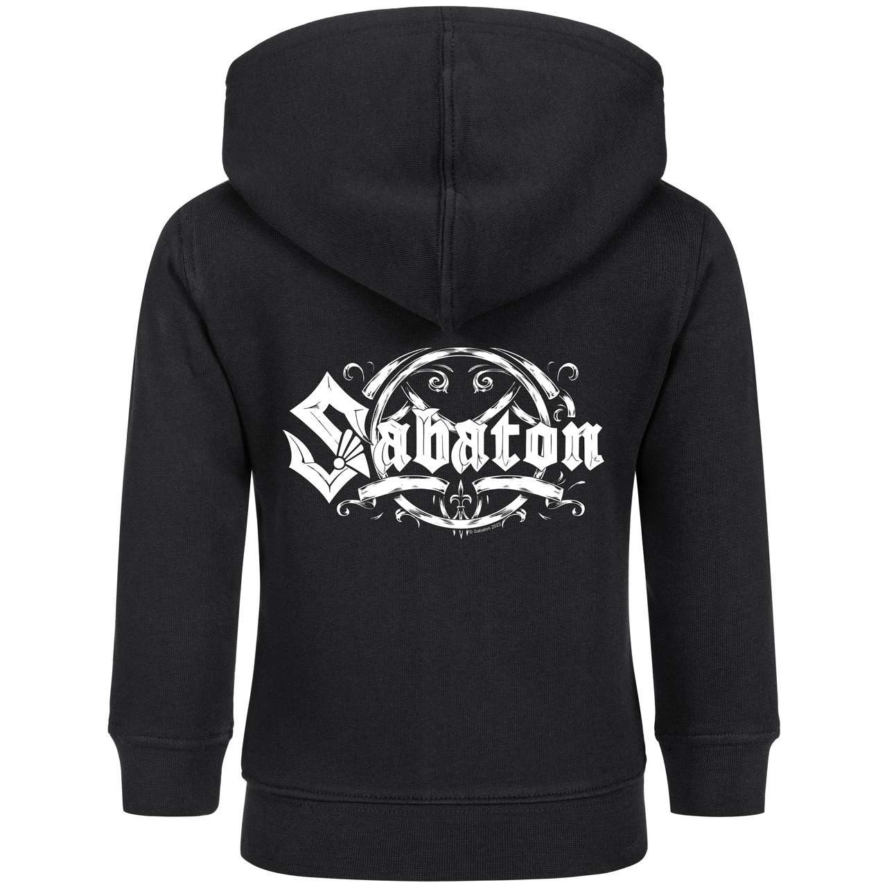 Metal Kids Kapuzensweatjacke mit Sabaton (Crest) Aufdruck für Babys (0–24 M)
