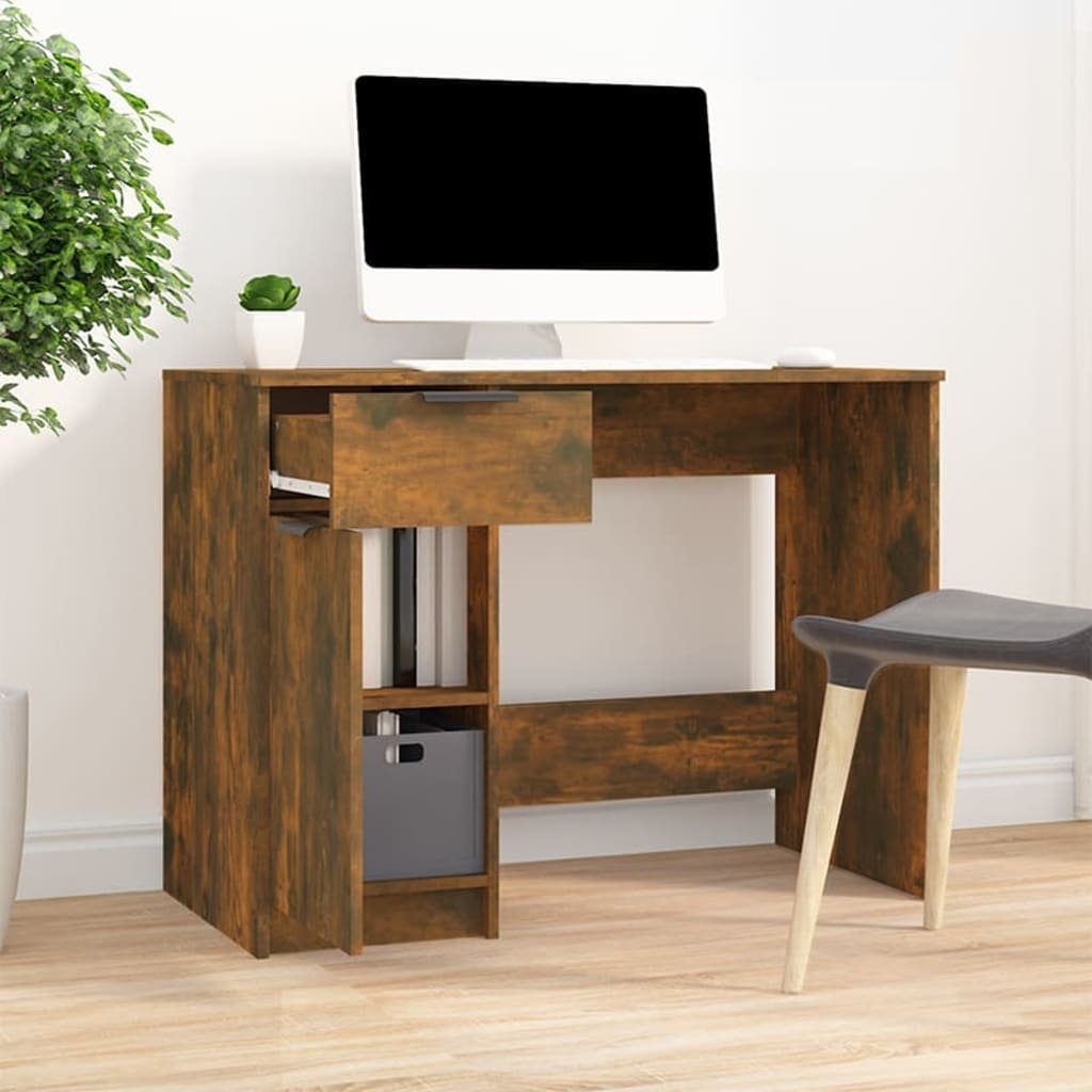 Schreibtisch 100x50x75 cm | Holzwerkstoff vidaXL Räuchereiche Räuchereiche Räuchereiche Schreibtisch
