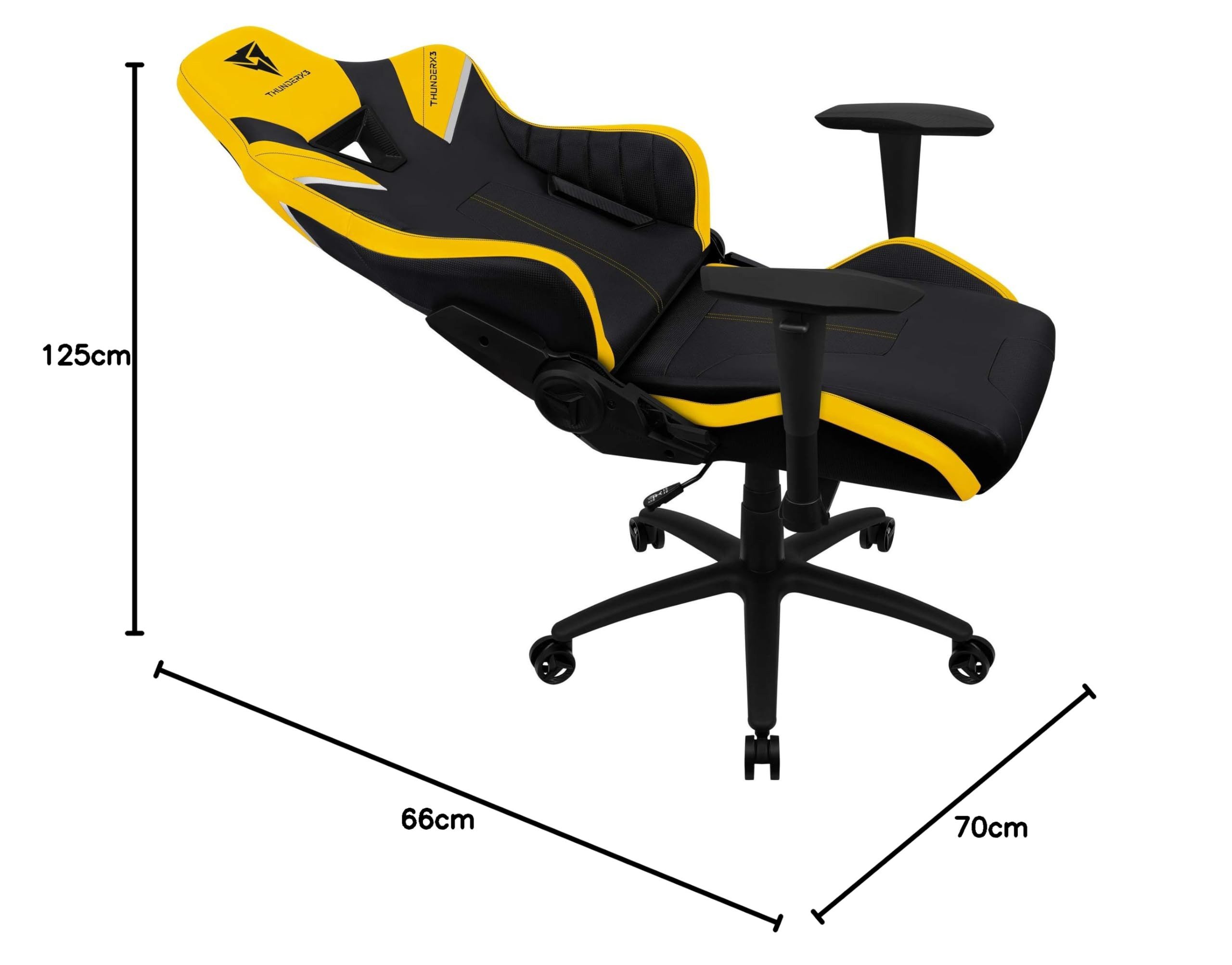 ThunderX3 Gaming-Stuhl ThunderX3 TC5 Gaming Stuhl - schwarz/gelb