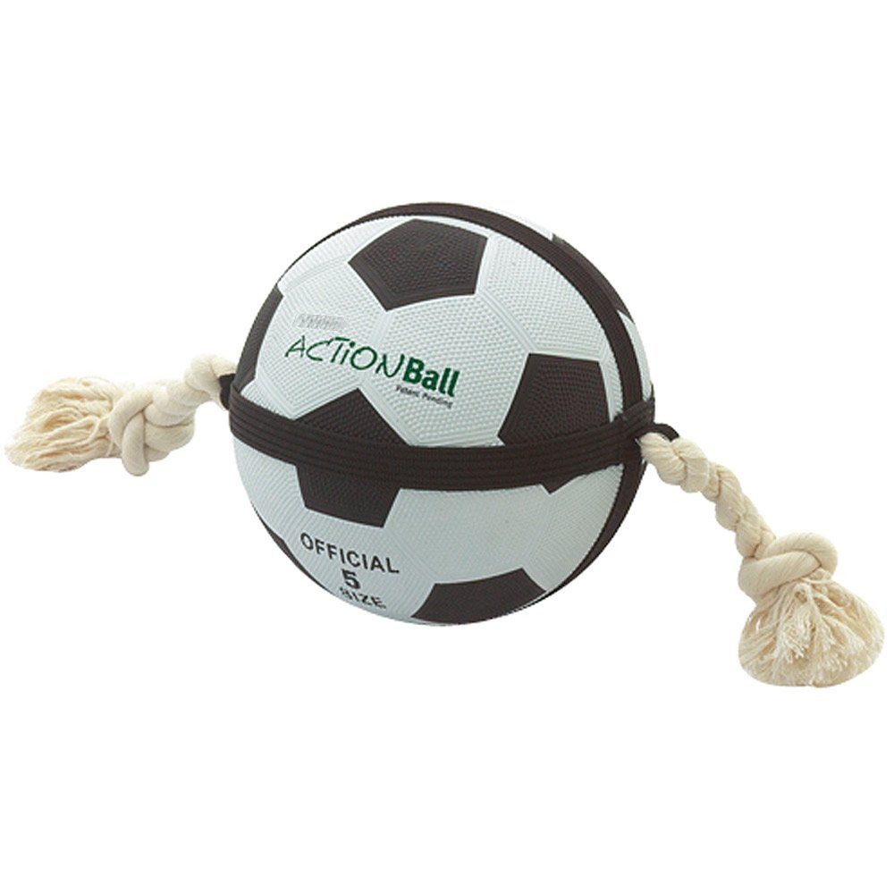 Karlie Tierball Hunde Fußball mit Griffseilen, (1-tlg)