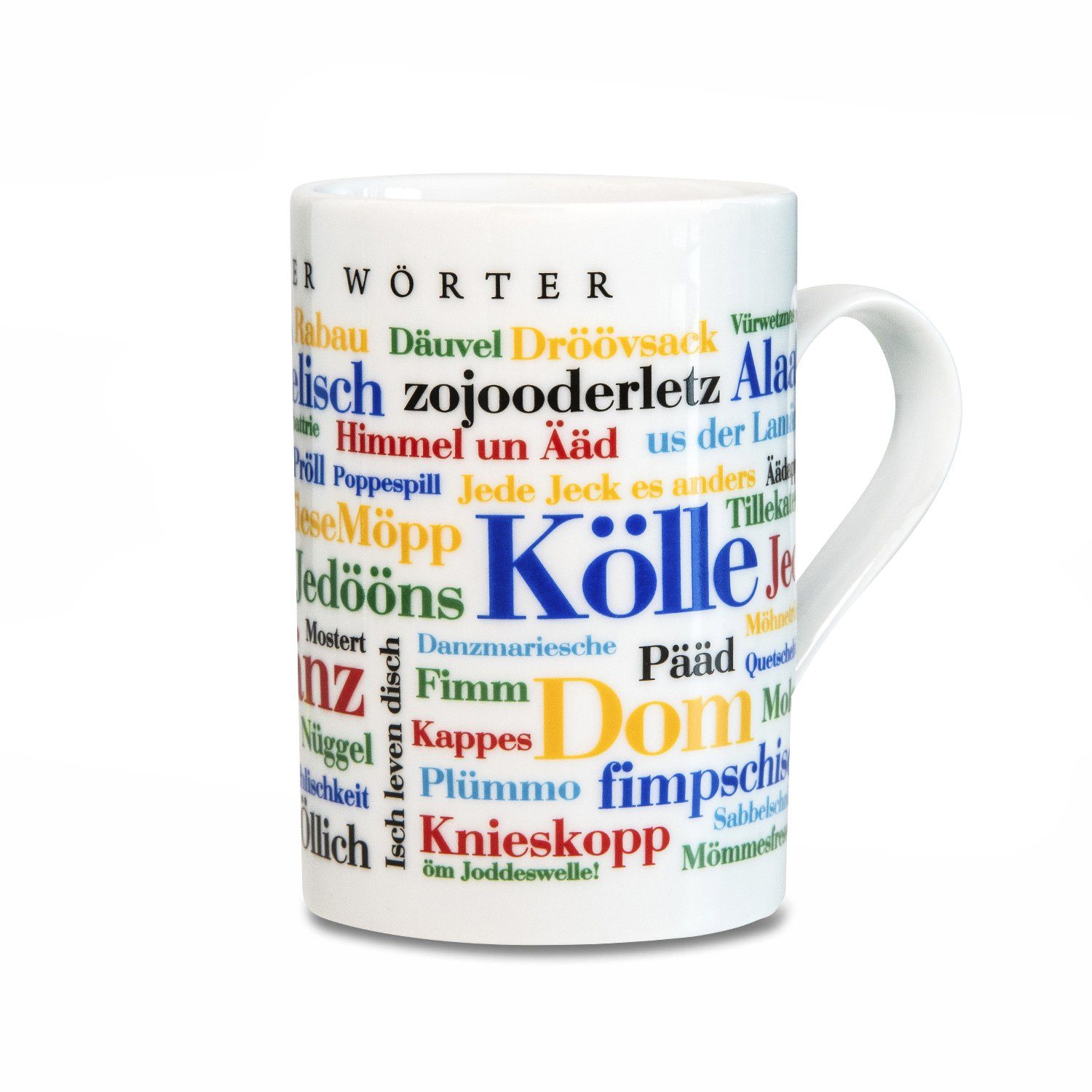 Deine Wörter Tasse Kaffeebecher Kölner Porzellan Wörter