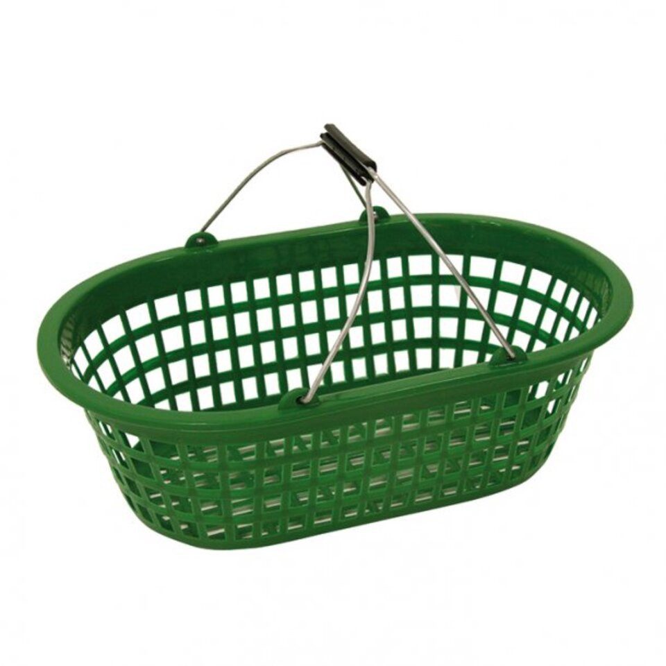 Testrut Allzweckkorb Gartenkorb gruen Kunststoff oval 15 kg (1 St)