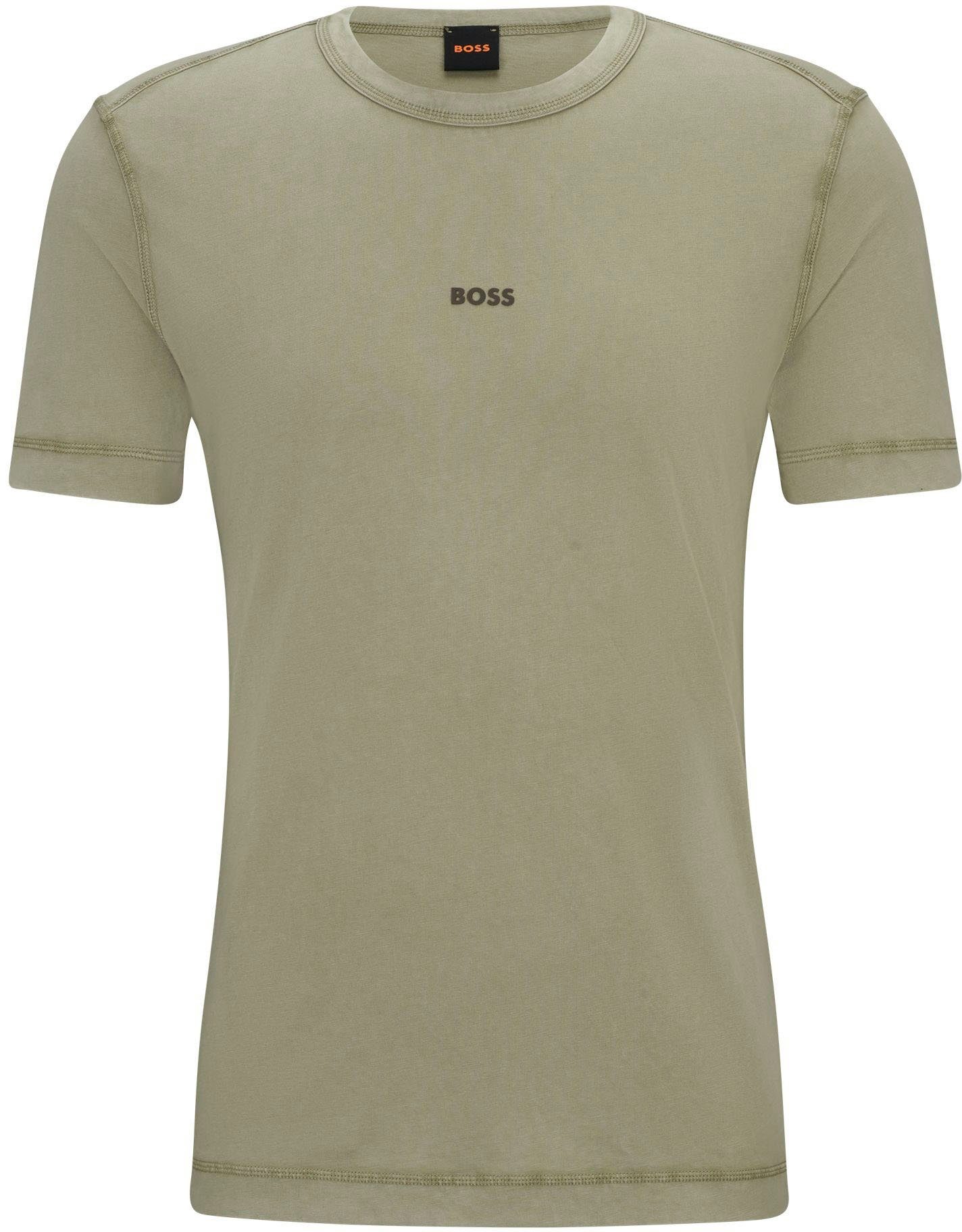 pastellgrün336 Tokks BOSS mit T-Shirt BOSS ORANGE Markenlabel ORANGE