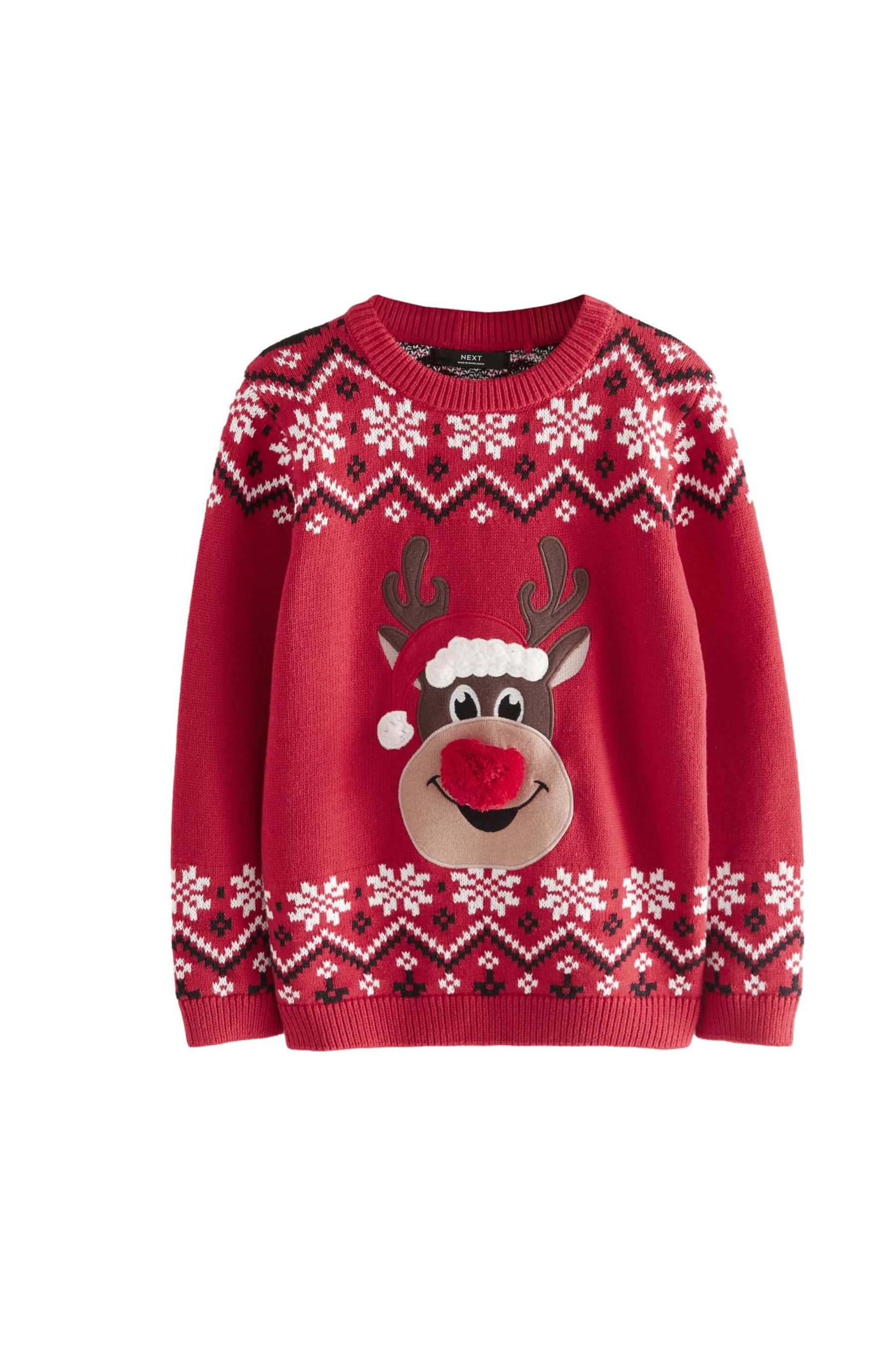 Rundhalspullover Weihnachtspullover