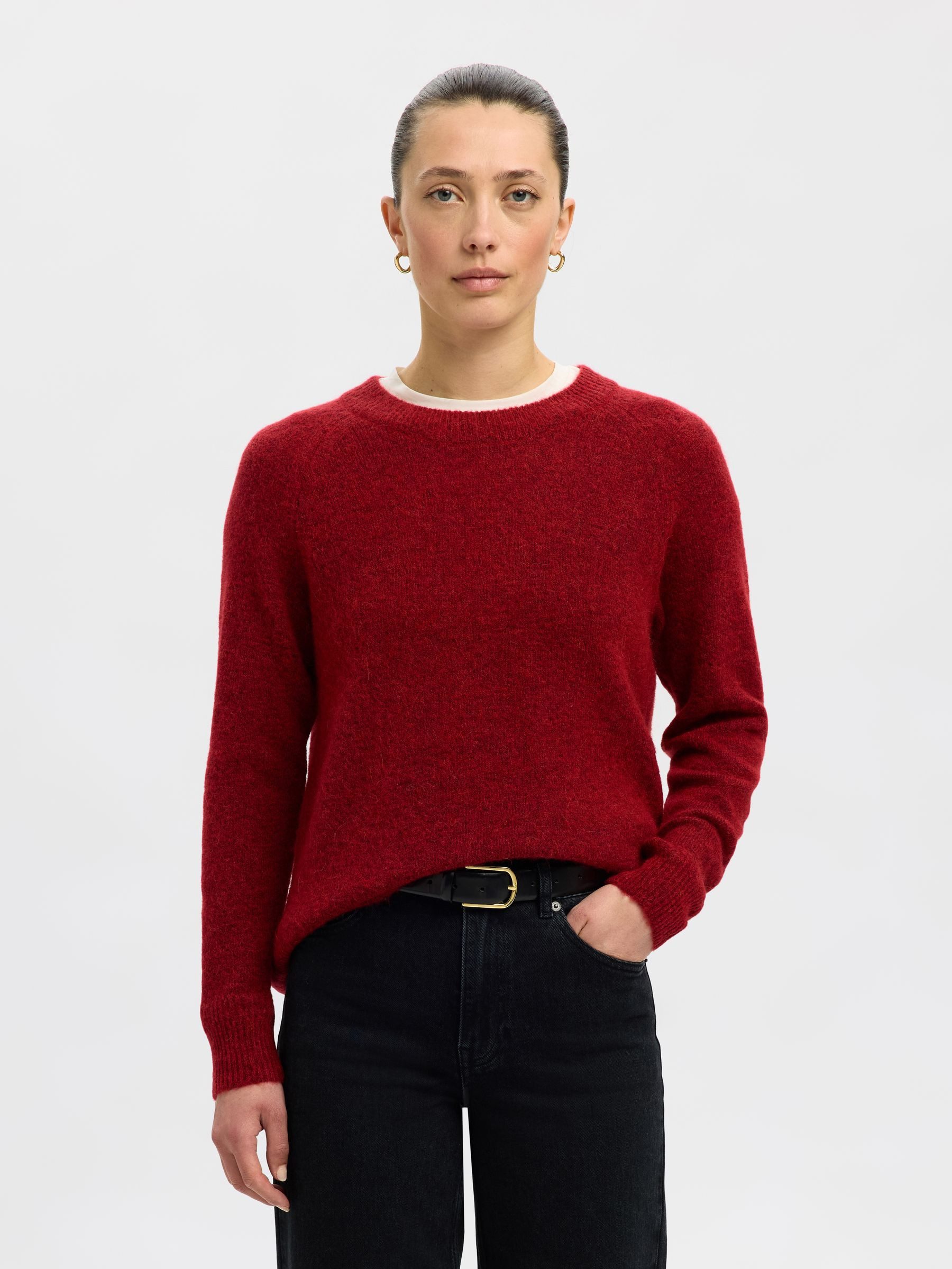 SELECTED FEMME Strickpullover (1-tlg) SLFLULU LS günstig online kaufen