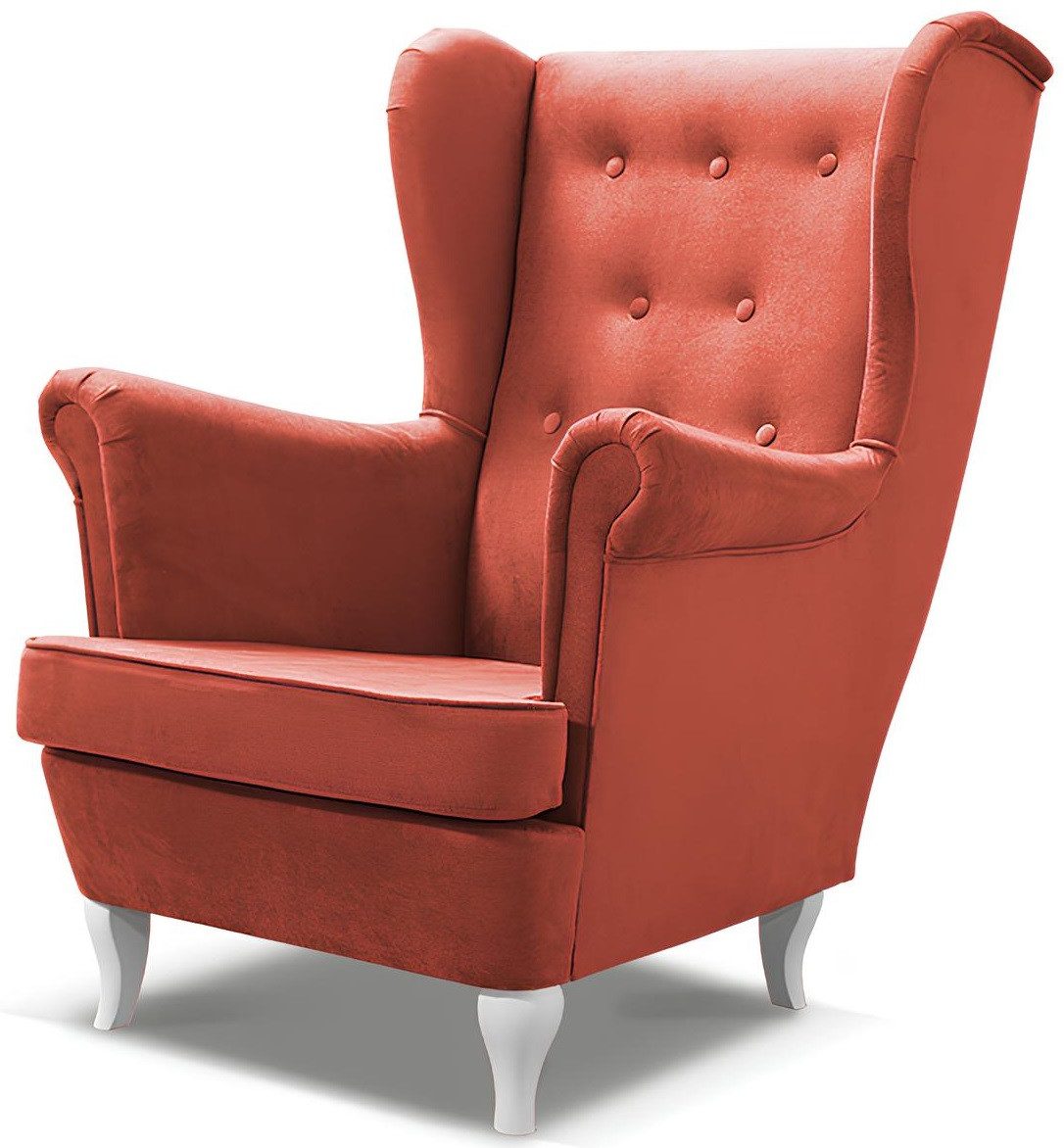 Xlmoebel Ohrensessel Luxuriöser Polstersessel aus Stoff für entspannte Stunden (1-St., Sessel), Hergestellt in Europa