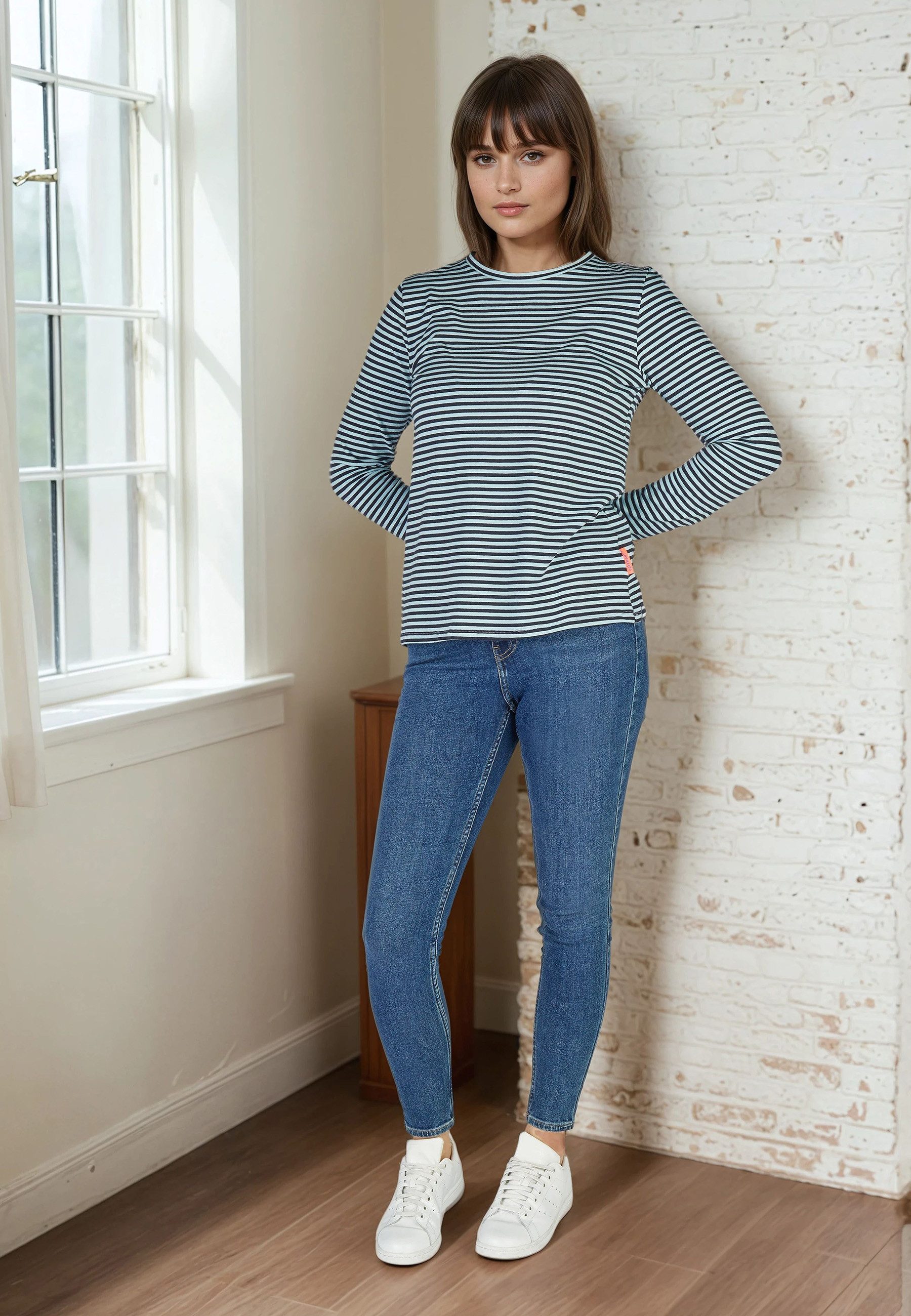 Longsleeve VOSS Damen Relaxed-Fit