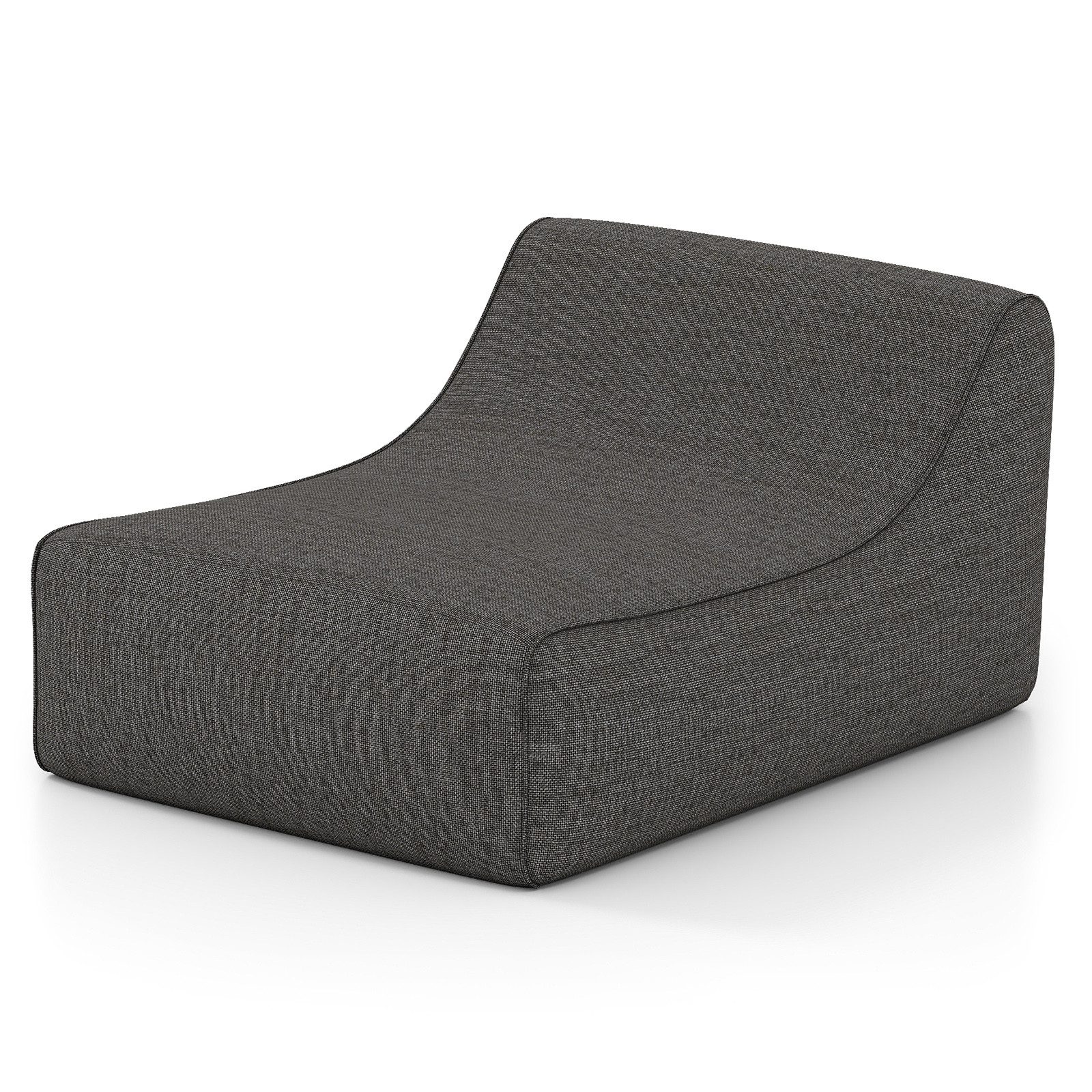 COSTWAY Luftsofa, Aufblasbarer Luftbett, Lazy Sofa, 126 x 106 x 66 cm
