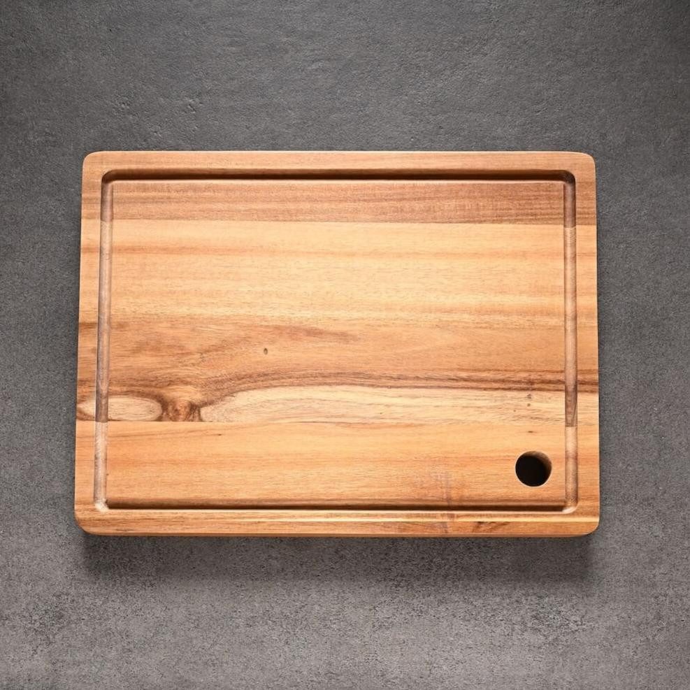 Küchenkompane Schneidebrett Akashia Schneidebretter 3er Set, (3-St)