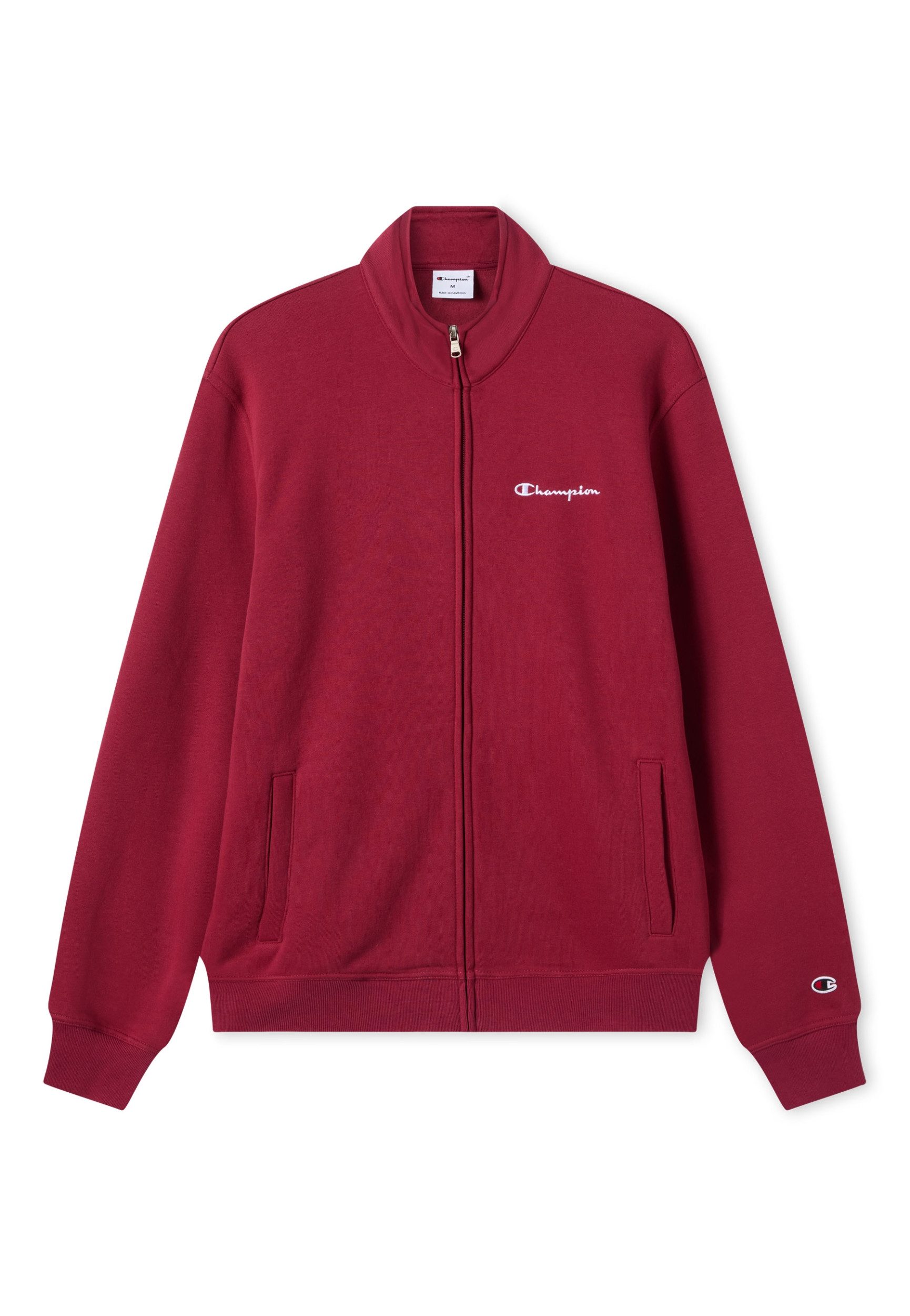Champion Sweatshirt Icons Herren Fleece-Sweatshirt mit Reißverschluss Rot