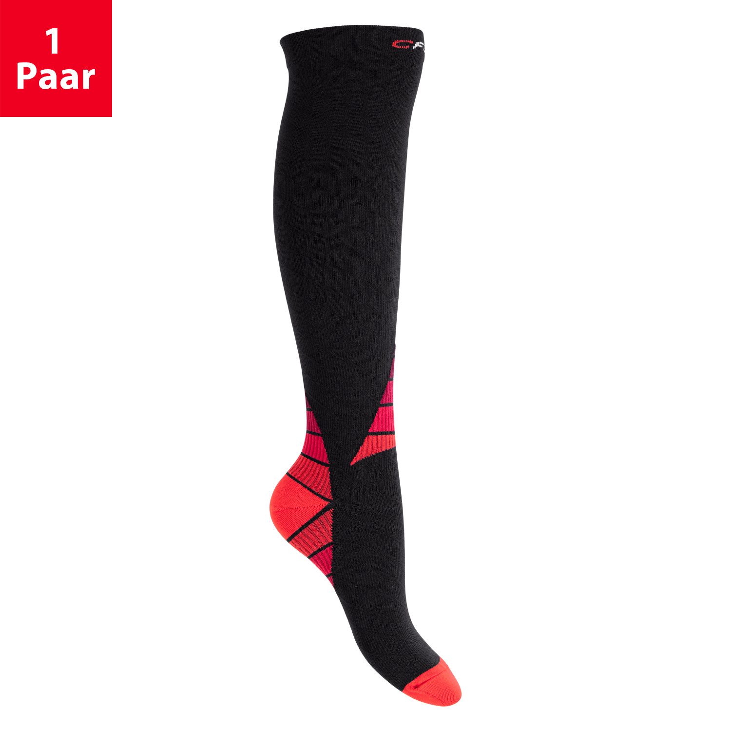 CFLEX Kompressionsstrümpfe Sport Strümpfe Damen/Herren (1/2 Paar) Kompressions Kniestrümpfe