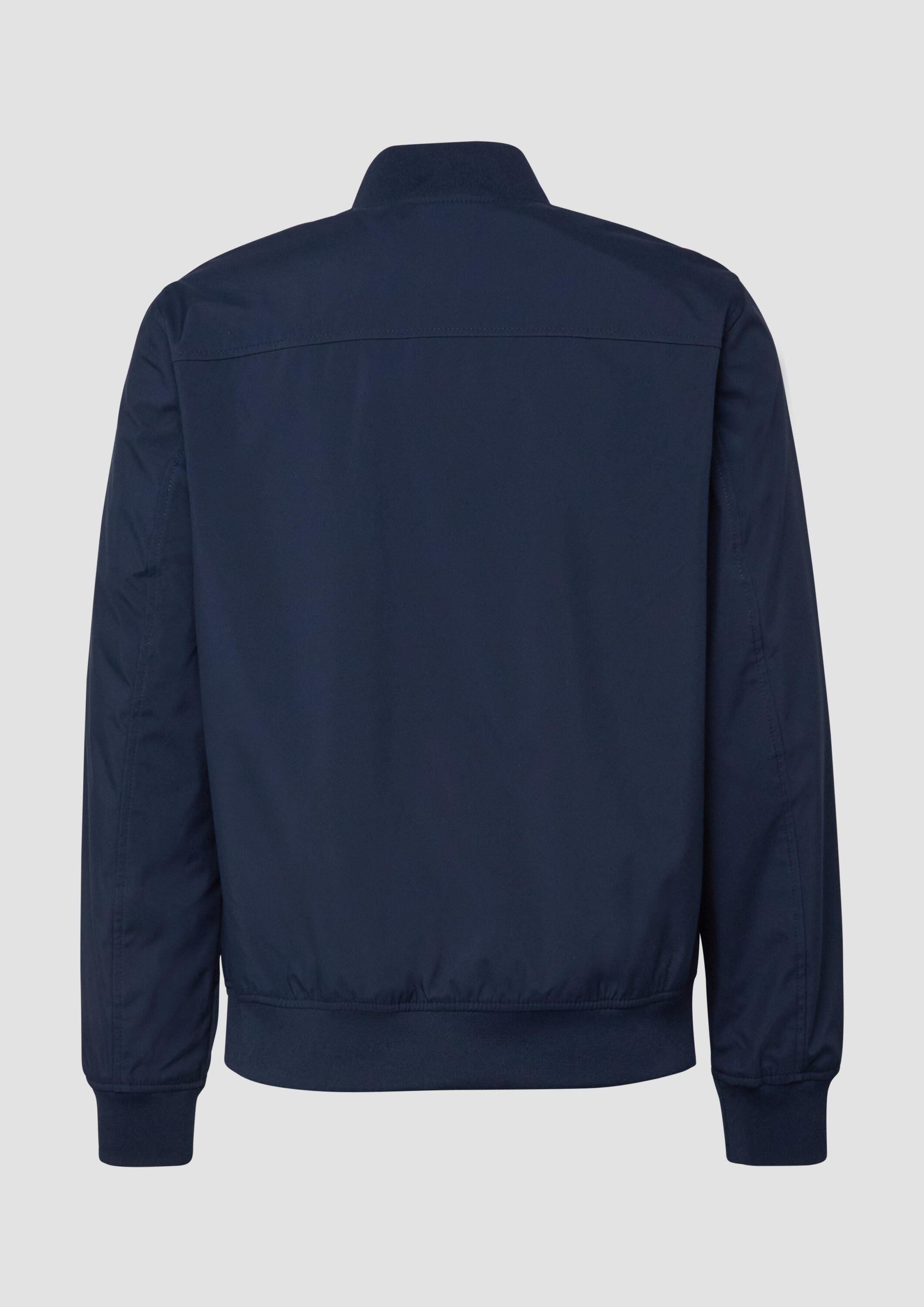 s.Oliver Funktionsjacke Outdoor-Jacke Sportive Softshelljacke mit Bomberkragen