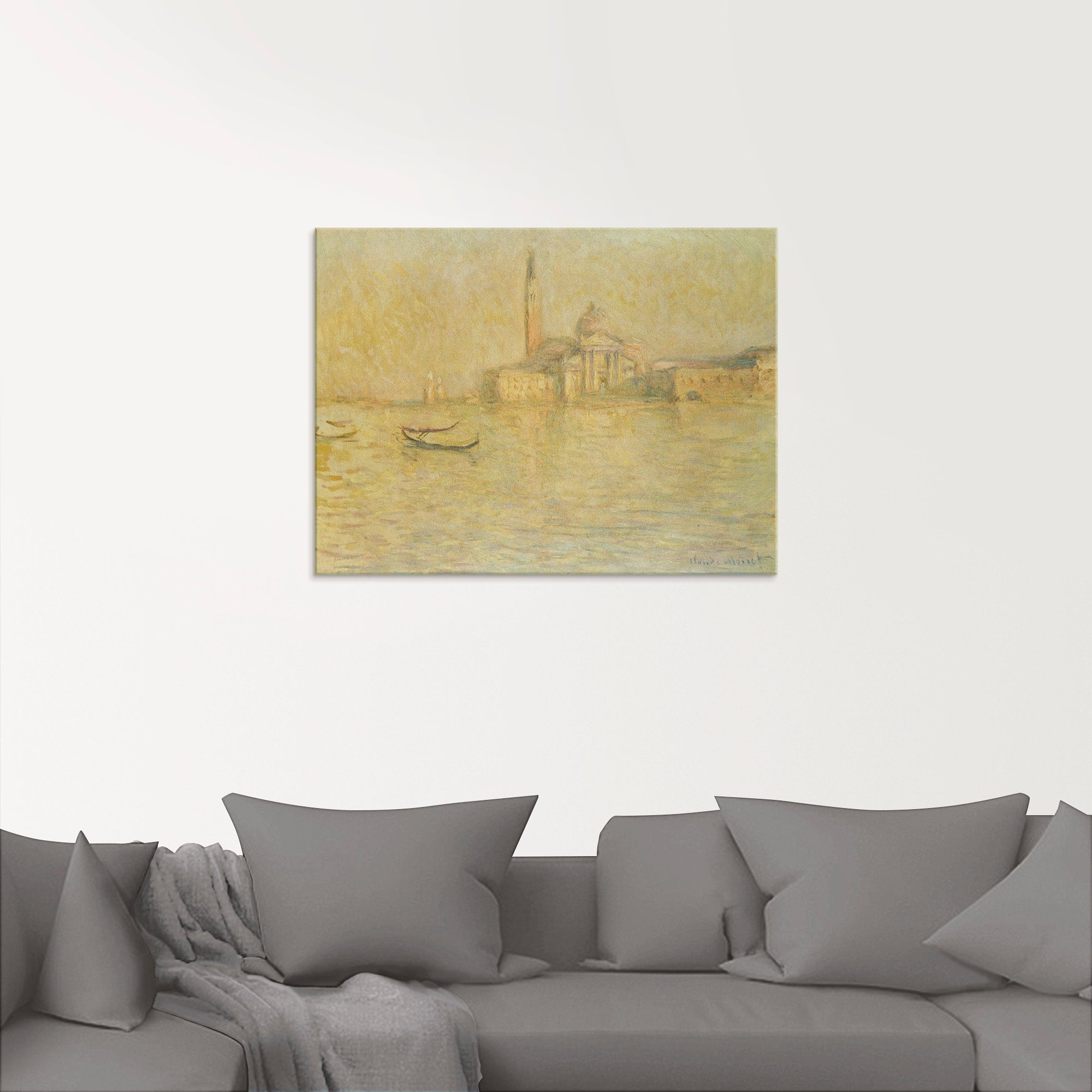 Artland Glasbild »Venedig, San Giorgio Maggiore.«, Europa (1 Stück)-HomeTrends