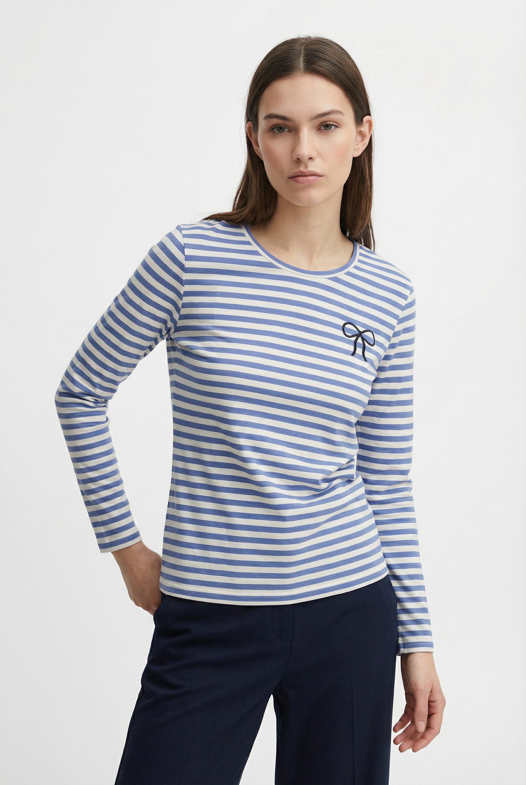 ONLY CARMAKOMA Langarmshirt CARBODIL L/S O-NECK BLOUSE JRS Materialmix, reg günstig online kaufen