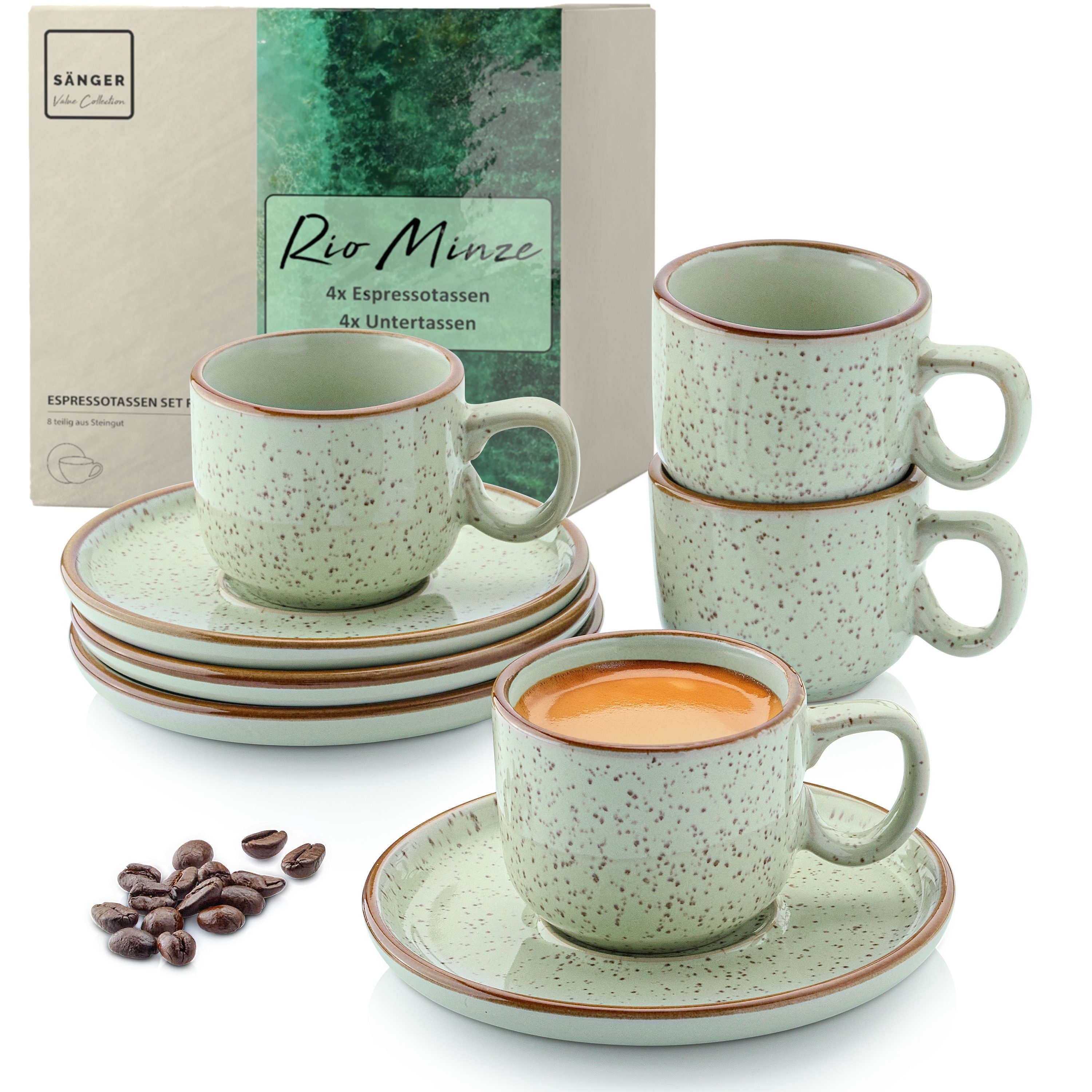 Espressotasse Set 8 tlg. Rio
