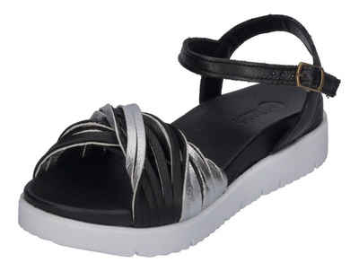 Maca Kitzbühl 3009 Riemchensandalette Nero Silver