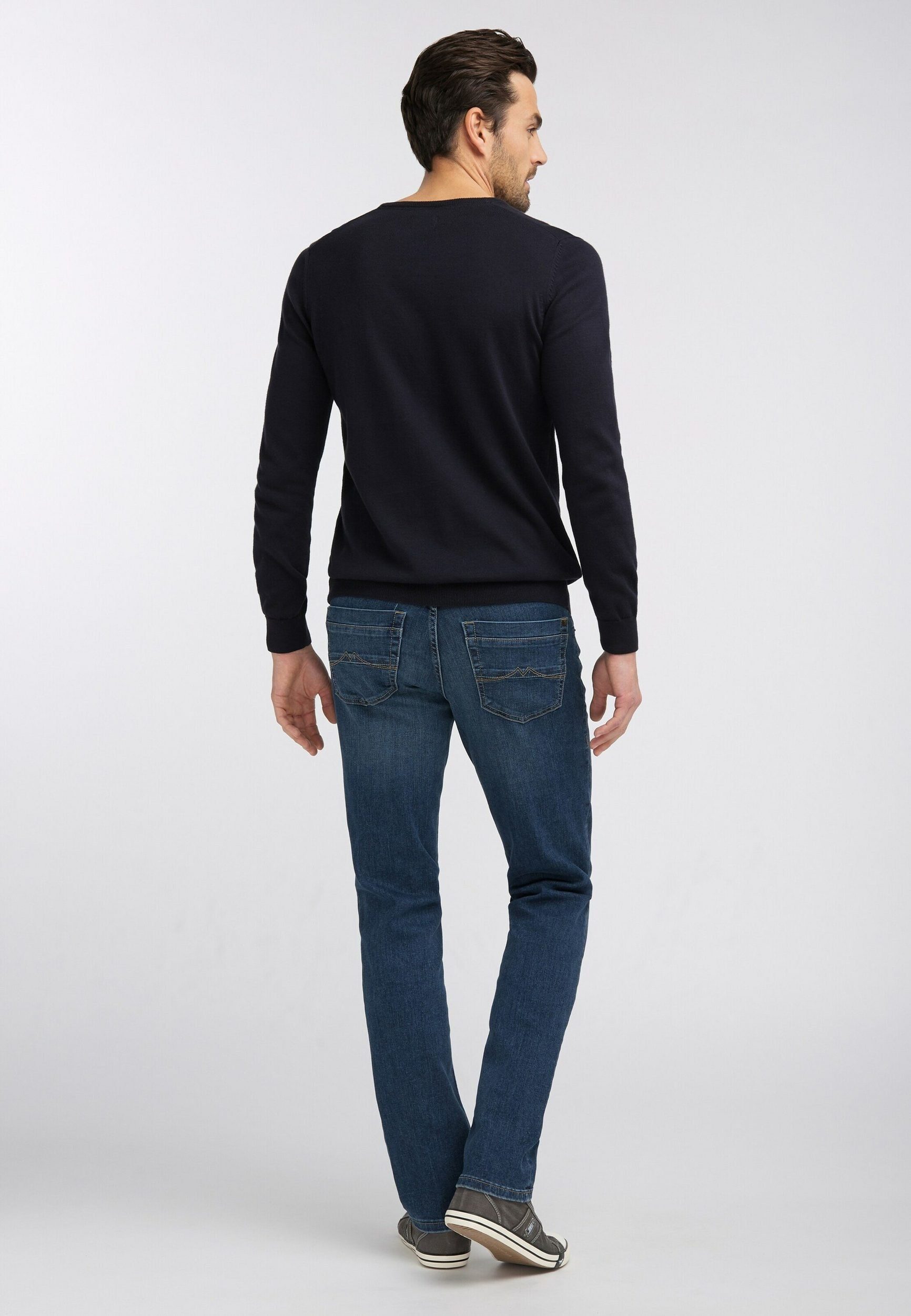 Mustang Herren Jeans Washington - Slim Fit - Blau - Dark Denim Blue günstig online kaufen