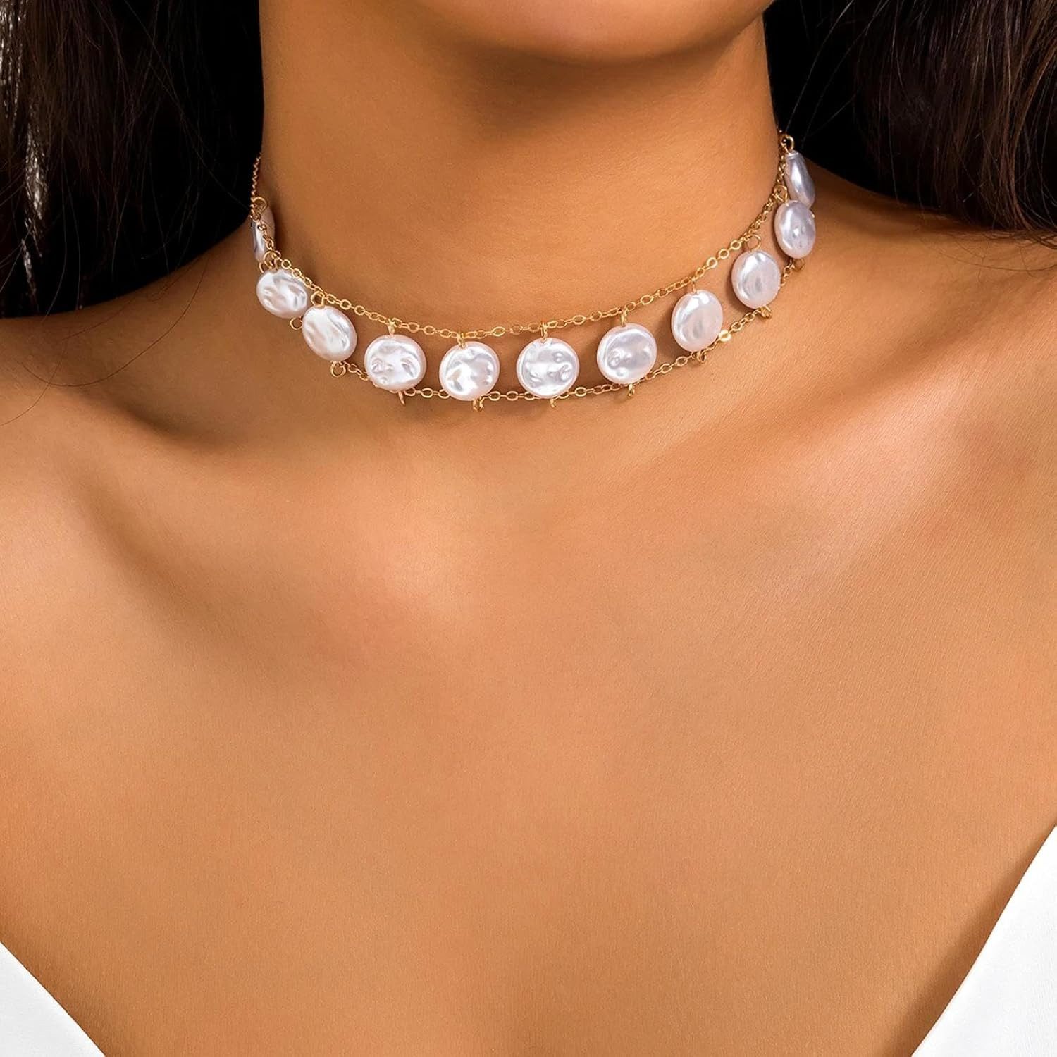 RWEUOQ Kette mit Anhänger Bohemian Halskette, günstig online kaufen