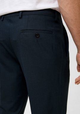s.Oliver BLACK LABEL Stoffhose s.O ULTIMATE: Anzughose mit Hahnentritt-Muster