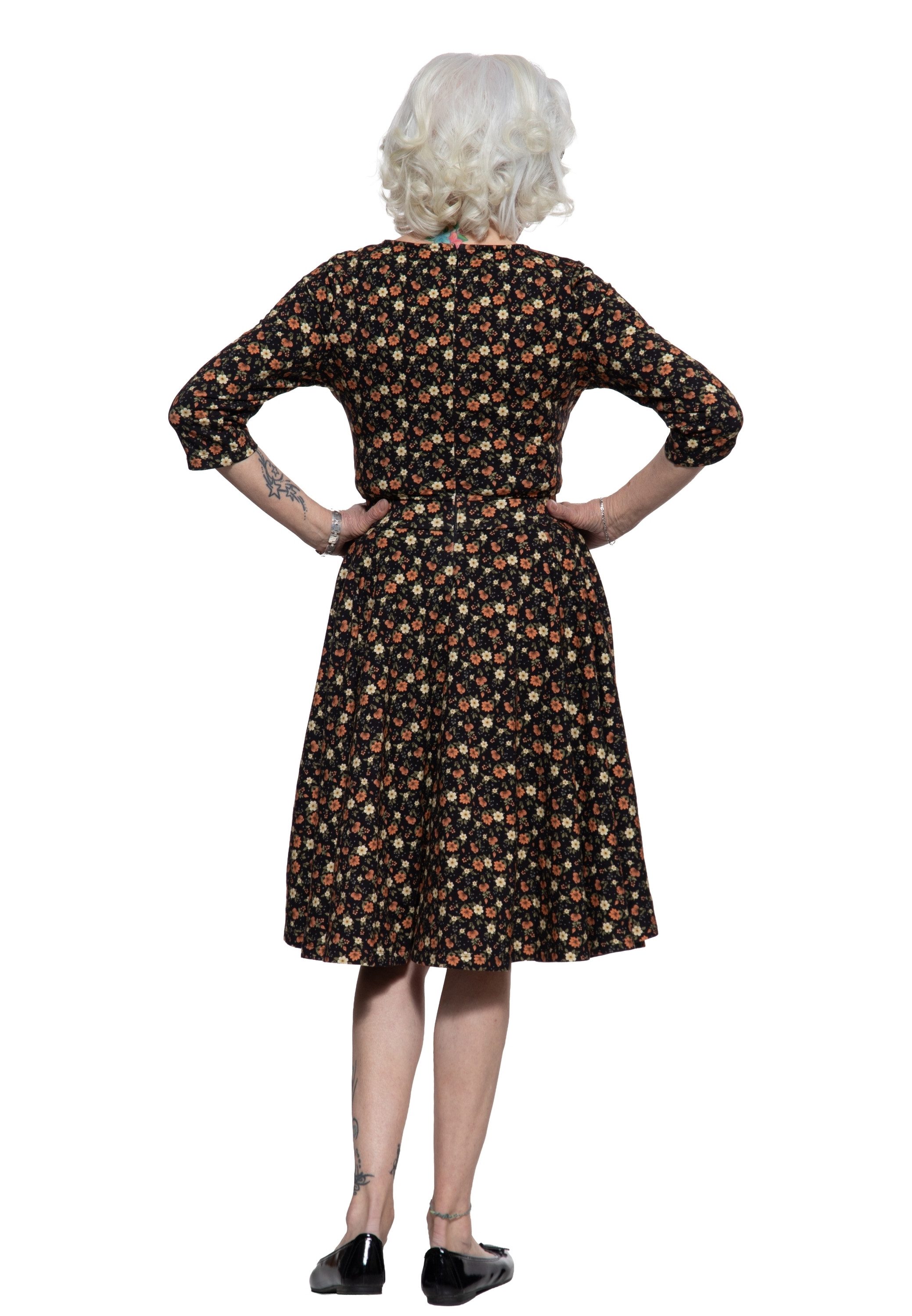 QueenKerosin Jerseykleid (1-tlg) aus schwerem Jerseystoff