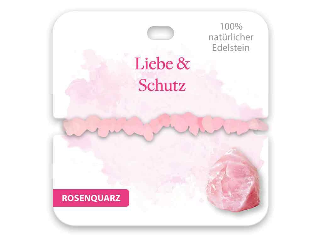 bb Klostermann Armband BB Klostermann Edelstein Armband Rosenquarz Liebe & Schutz