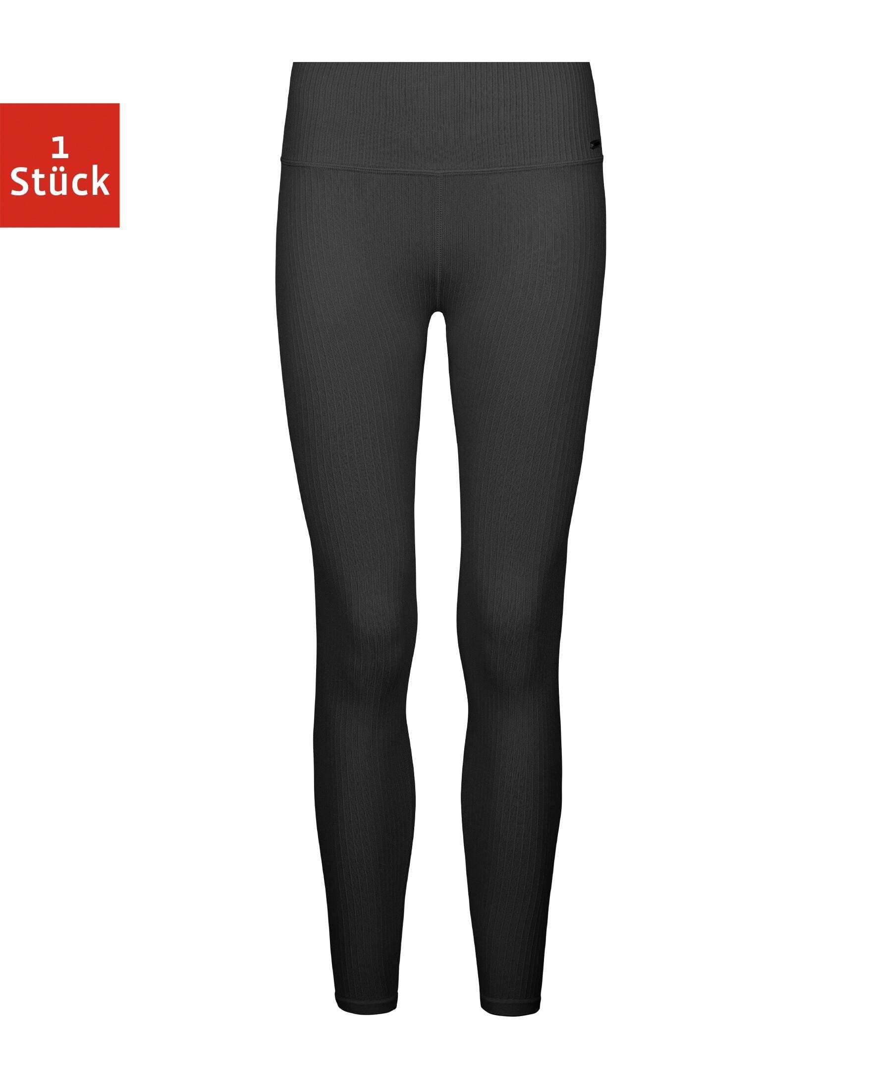 SNOCKS Highwaist Leggings Gerippte Leggings (1-tlg) günstig online kaufen