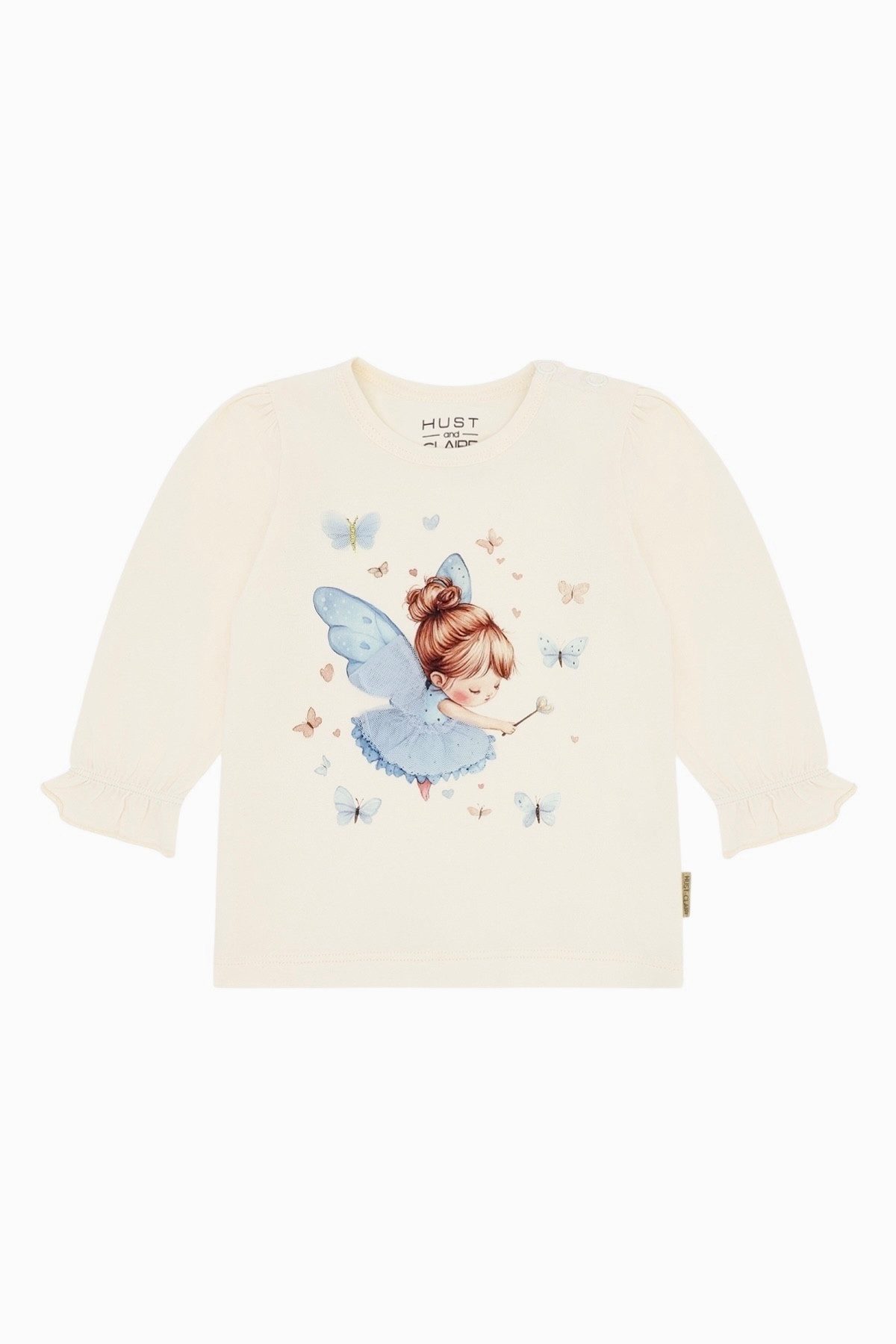 Hust & Claire Langarmshirt Alma Baby Fairy (1-tlg) Langarmshirt „Alma Baby Fairy“ mit Feen-Motiv für Mädchen