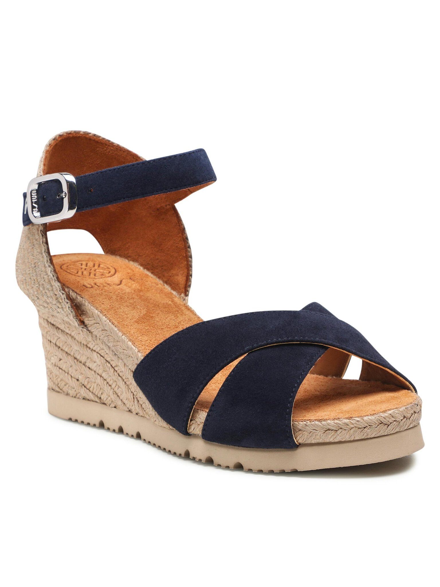 Unisa Damen Lupa Espadrilles - Krokooptik Mit Keilabsatz