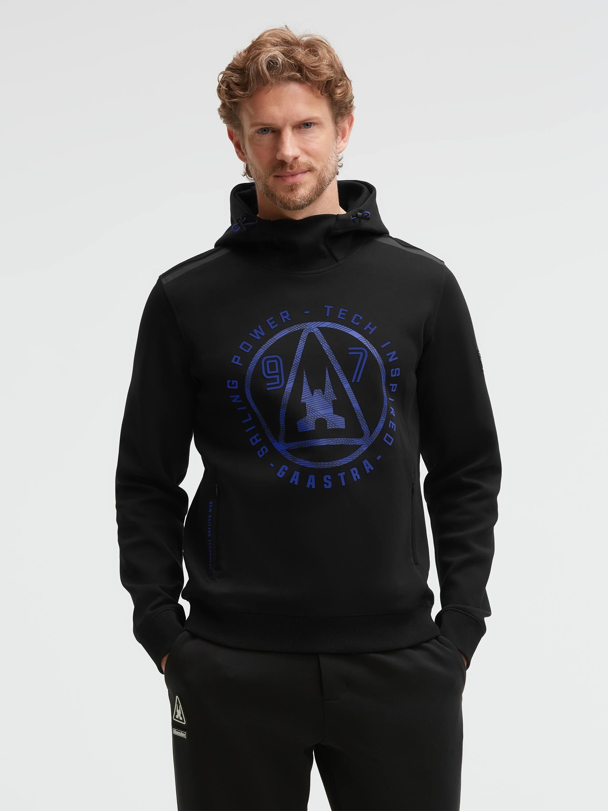 Gaastra Kapuzensweatshirt mit Reißverschluss-Taschen
