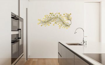 KUNSTLOFT Wanddekoobjekt Vibrant 121x57x5 cm, handgefertigte Wanddeko Metall