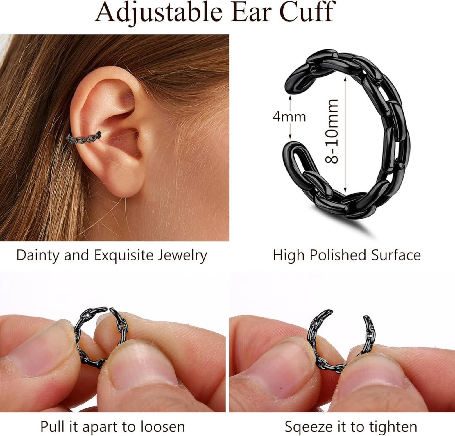 LuxusKollektion Schmuckset 22Pcs Damen Ear Cuff günstig online kaufen