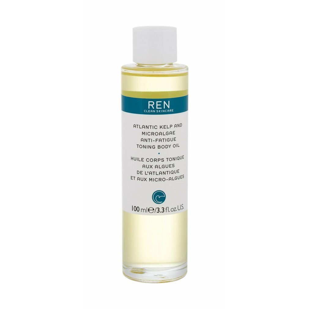 Ren Atlantic Oil Körperbürste REN Skincare Microalgae Kelp Clean And Body 100ml Anti-Fatigue Toning