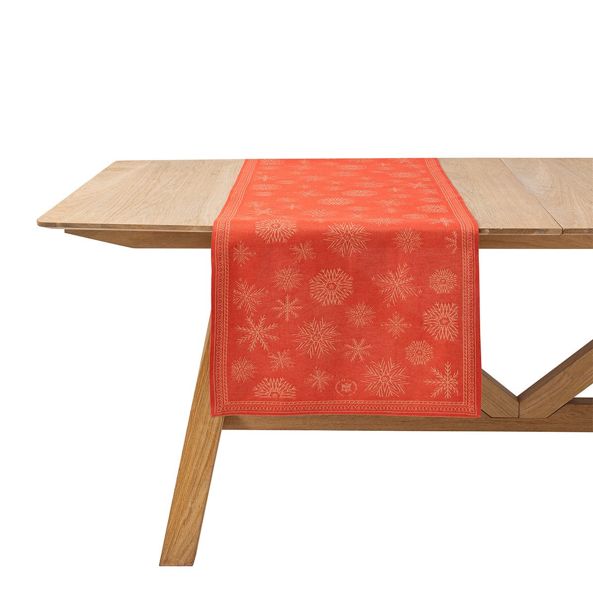 Le Jacquard Francais Tischläufer Tischläufer Ciel Étoilé Rouge 50x140 cm, jacquard-gewebt