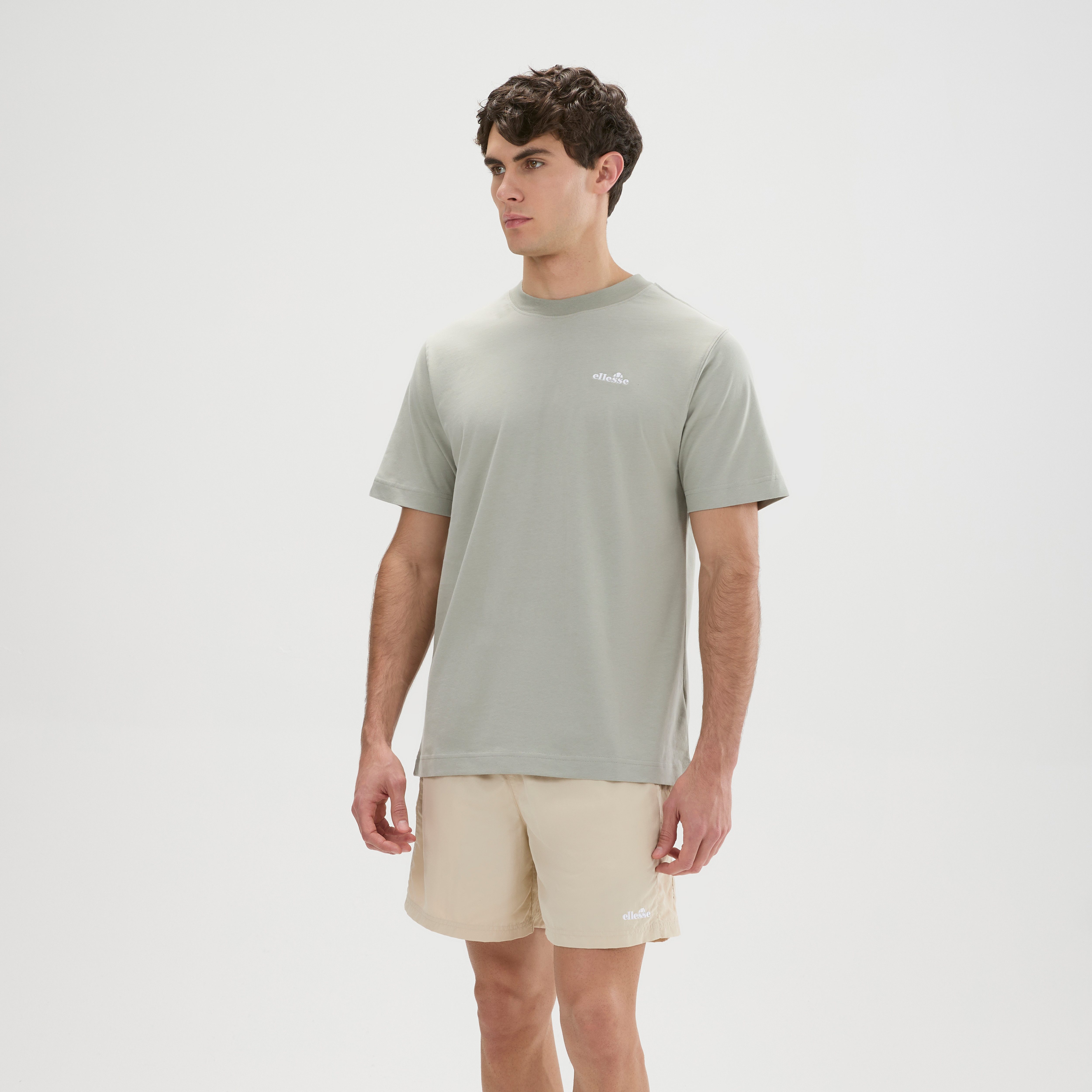 Ellesse T-Shirt ACCIANO T-SHIRT Kurzarm, mit Rundhalsausschnitt, ohne Verschluss, aus Baumwolle