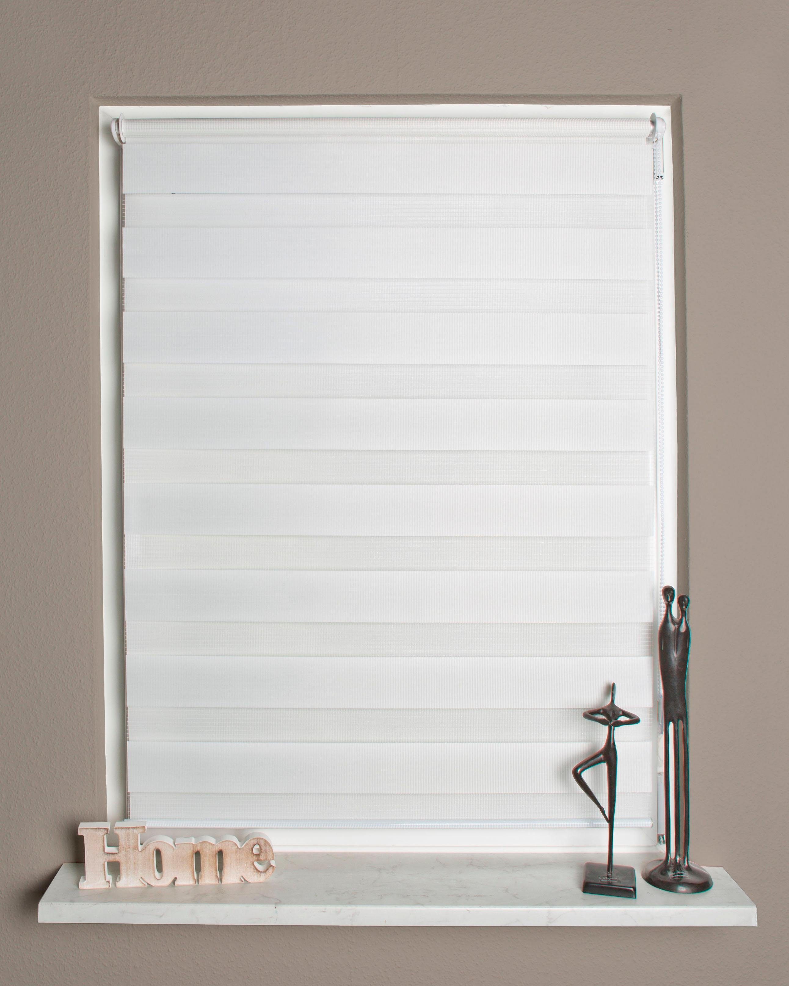 Doppelrollo STRIPES, HOME WOHNIDEEN, Lichtschutz, ohne Bohren, Klemmfix günstig online kaufen