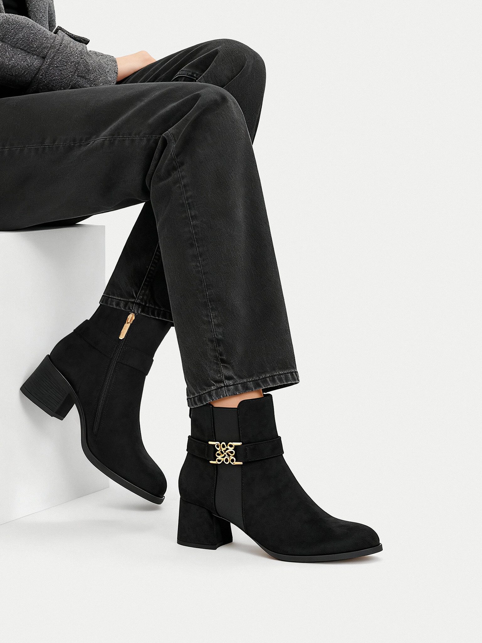Nine West Nine West Women's Ankle Boots Black CEO-NIBAL-01 Stiefel