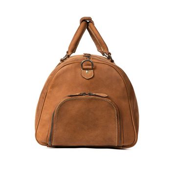 DRAKENSBERG Reisetasche Weekender »Finn« & Kulturbeutel »Ben« Cognac, Bundle, aus Premium Leder für Damen und Herren