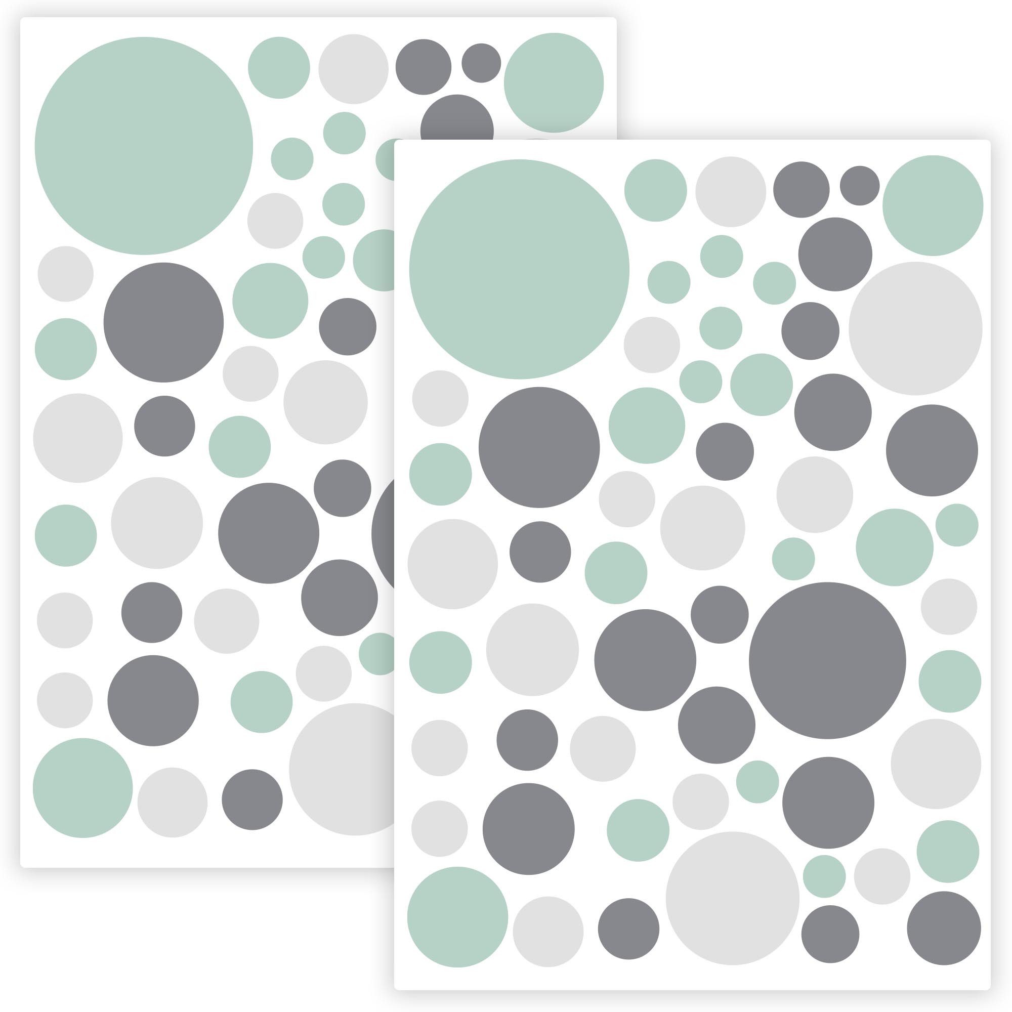 WANDKIND Wandtattoo Kreise Set 120 Stück V283