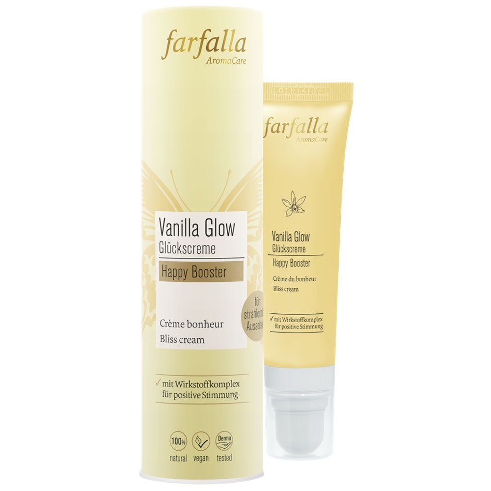 Farfalla Essentials AG Gesichtspflege Vanilla Glow Glückscreme Happy Booster, 30 ml