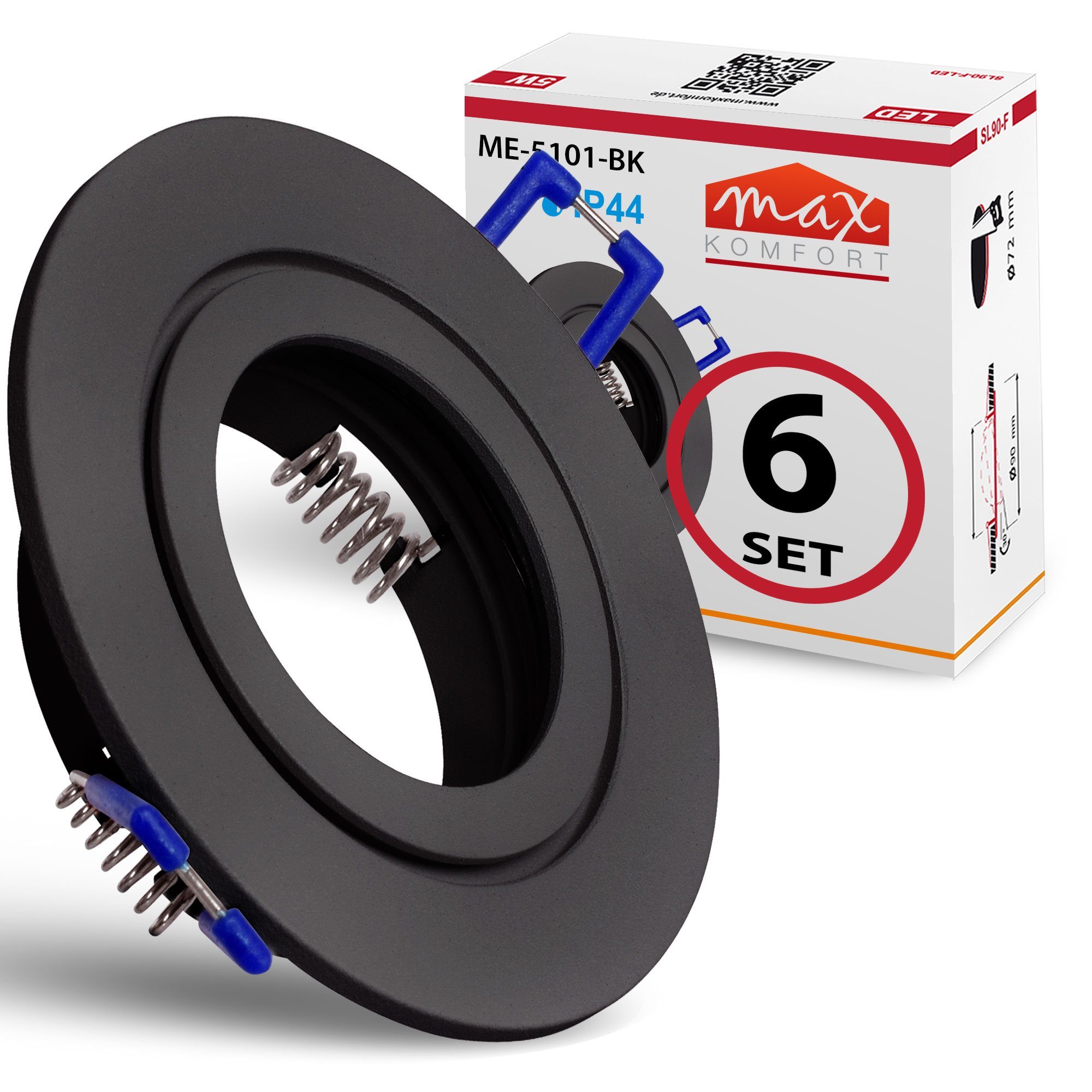 Maxkomfort Einbauleuchte Einbauspot 5101, ohne Leuchtmittel, Einbauspot