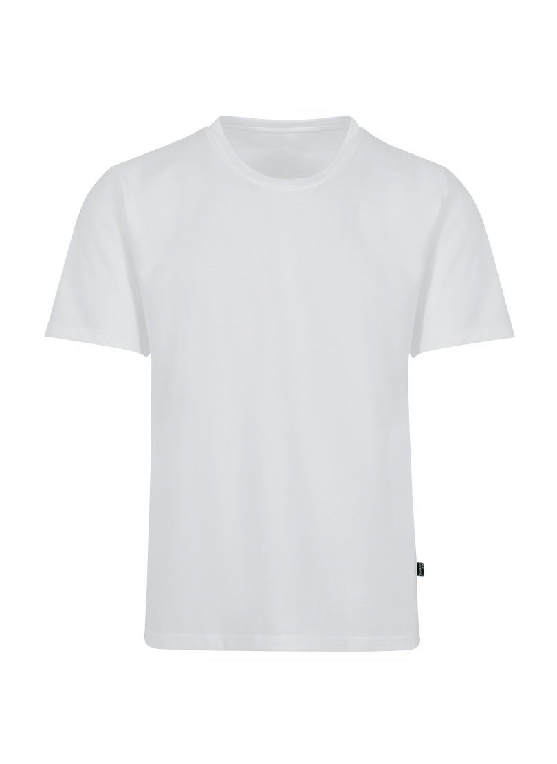 Piqué-Qualität in TRIGEMA T-Shirt Trigema weiss T-Shirt