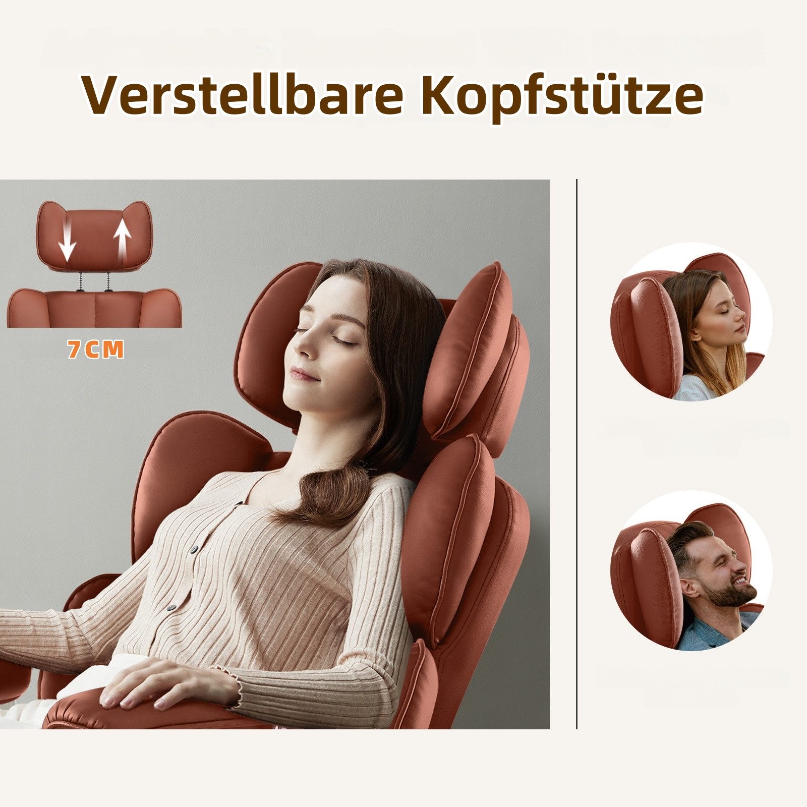 Intimate WM Heart Chefsessel Ergonomischer Bürostuhl, Höhenverstellbar Schr günstig online kaufen