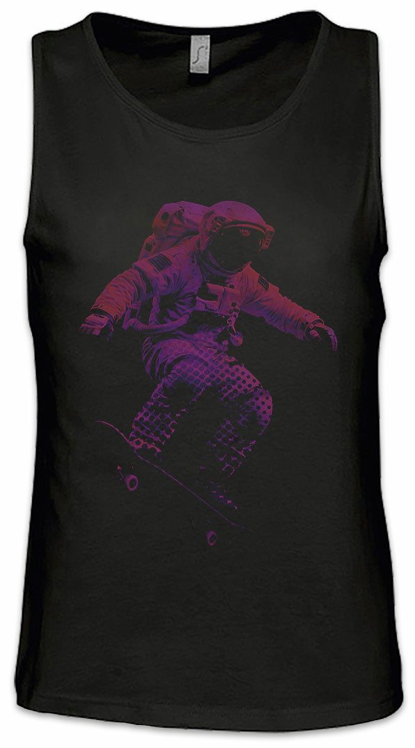Urban Backwoods Tanktop Astronaut Skater Ärmelloses T-Shirt Skateboarding Pro Skateboard Skate Deck Ollie Kickflip