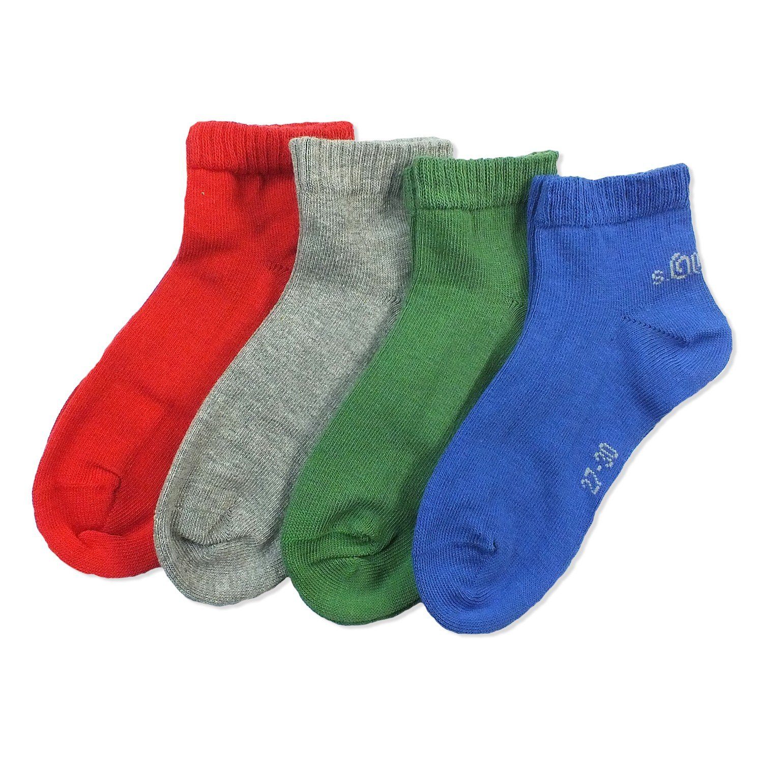 s.Oliver Sneakersocken S21008 (Packung, 4-Paar, 4 Paar) Kinder Sneaker-Socken, Sneakersocken, Jungen & Mädchen, Kindersocken 50 multicolour