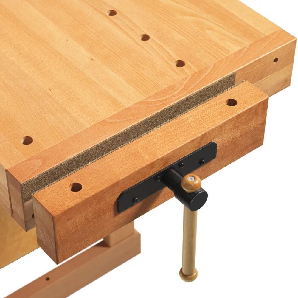 Sjöbergs Werkbank Sjöbergs Scandi 1425 Hobelbank – Buche, 145 cm, doppelte Zangen & Bank