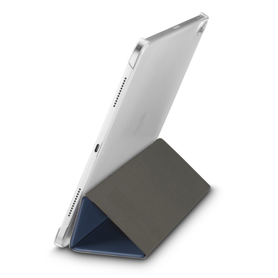 Hama Tablet-Hülle Tablet-Hülle mit Standfunktion für iPad Air 10.9“ und 11“, schwarz, Magnetischer Deckel, Standfunktion, transparente Rückseite, leicht